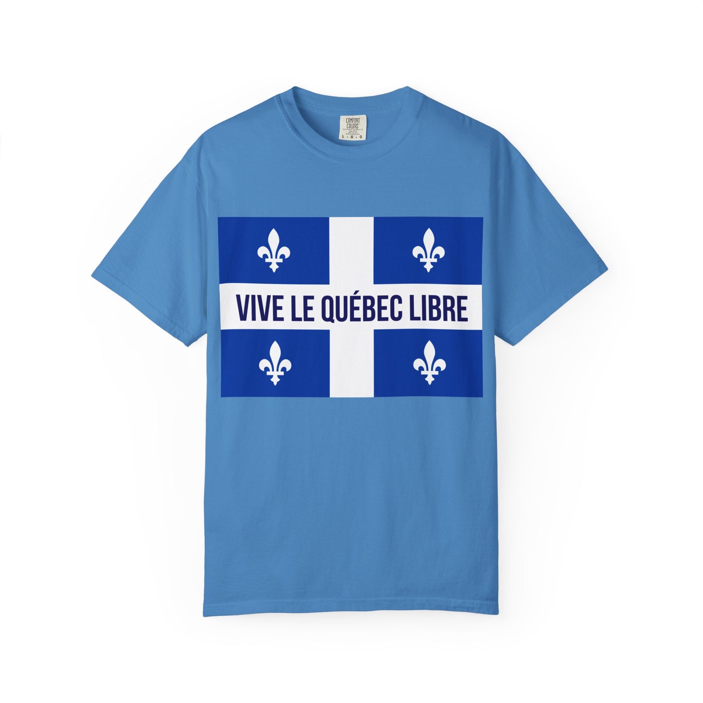 Vive le Québec Libre T-Shirt, Unisex Garment-Dyed Tee for Patriotic Celebrations, Canadian Pride Shirt, Quebec Independence Day [...]