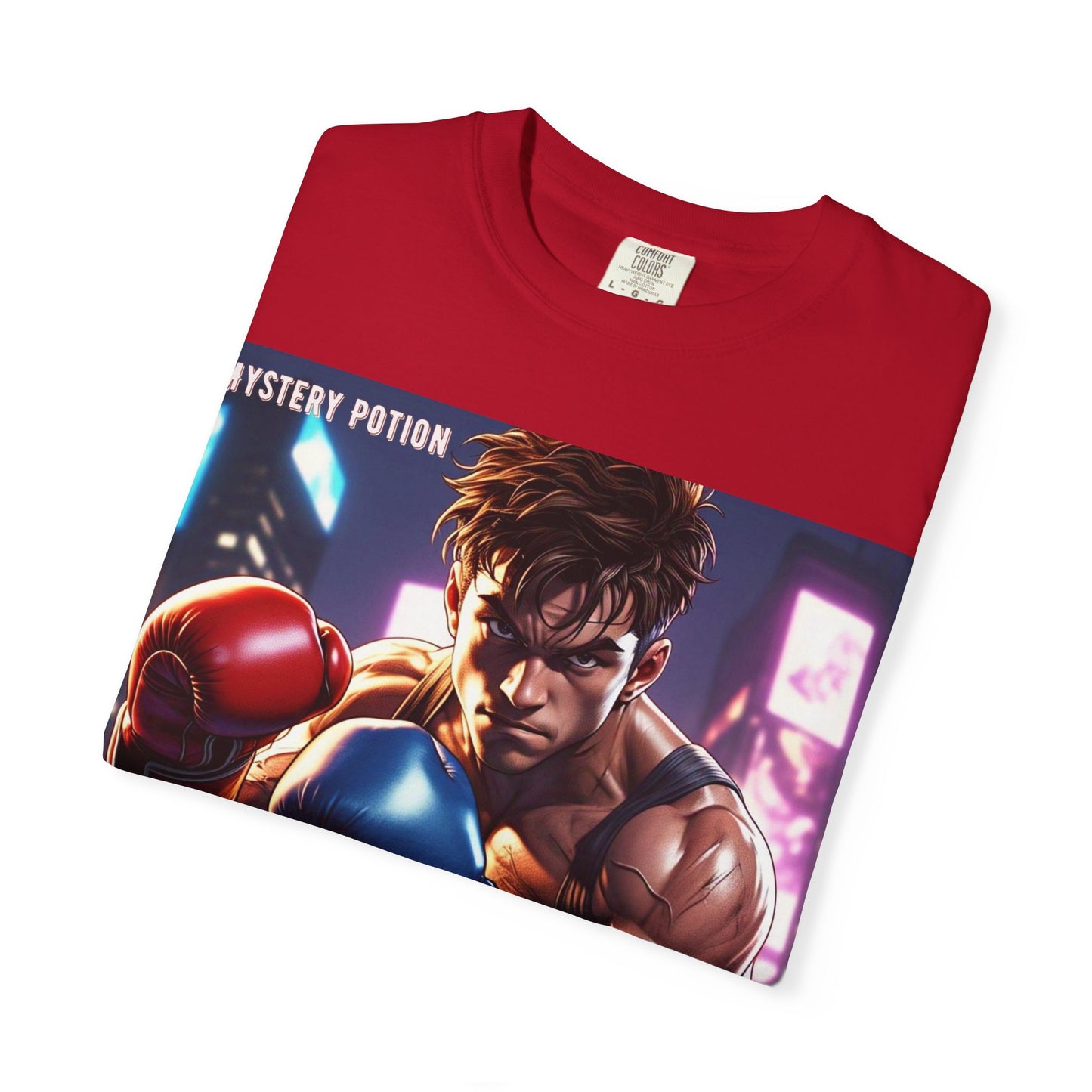 'One Ton Punch' by Mystery Potion, Boxer T-Shirt, Unisex Graphic Tee, Gift for Gamers, Vintage Style Shirt, Cool Casual Wear, Streetwear Fashion