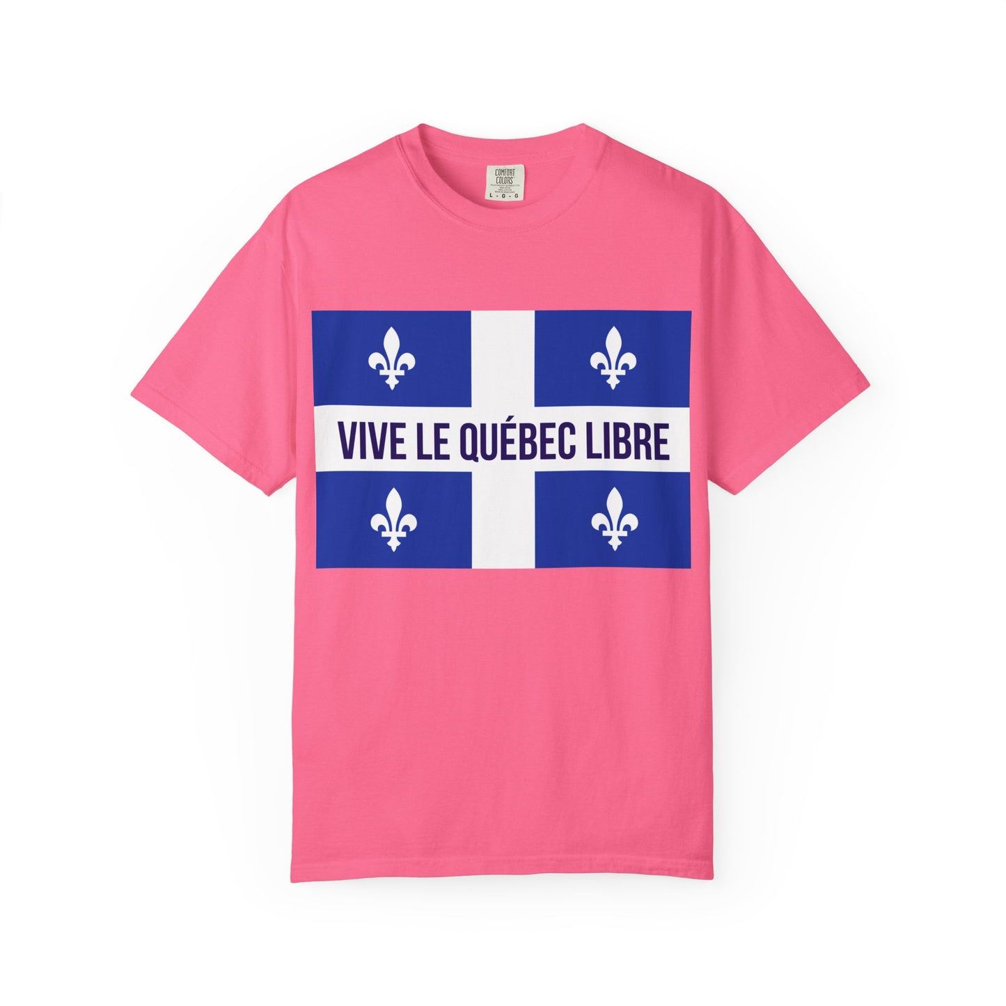 Vive le Québec Libre T-Shirt, Unisex Garment-Dyed Tee for Patriotic Celebrations, Canadian Pride Shirt, Quebec Independence Day [...]
