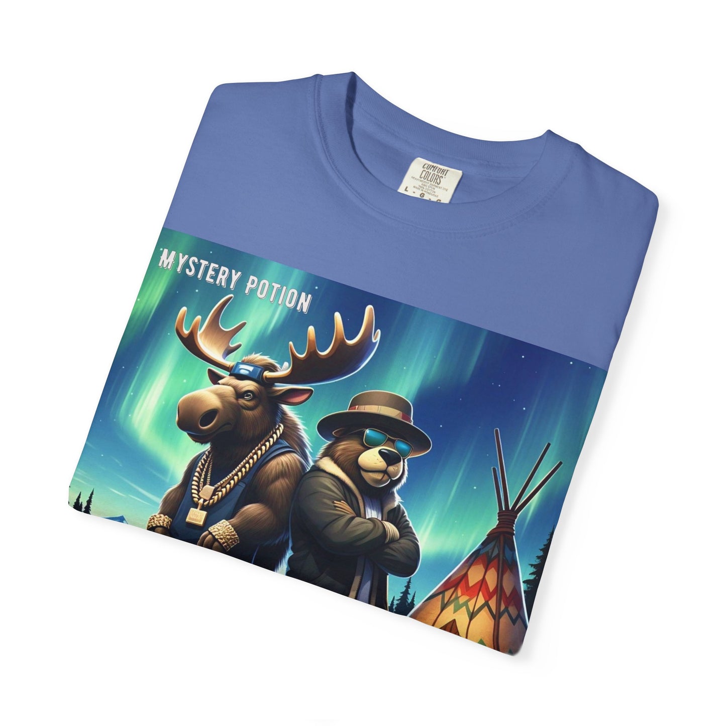 'Land Of The Silver Birch' by Mystery Potion,  Unisex Garment-Dyed T-shirt