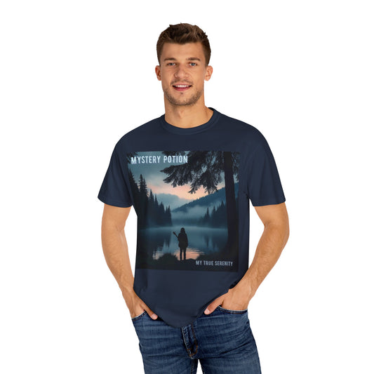 'My True Serenity' by Mystery Potion Unisex T-Shirt | Nature Lover Gift, Outdoor Adventure Tee, Casual Everyday Wear, Unique Graphic Shirt, Cozy and Stylish