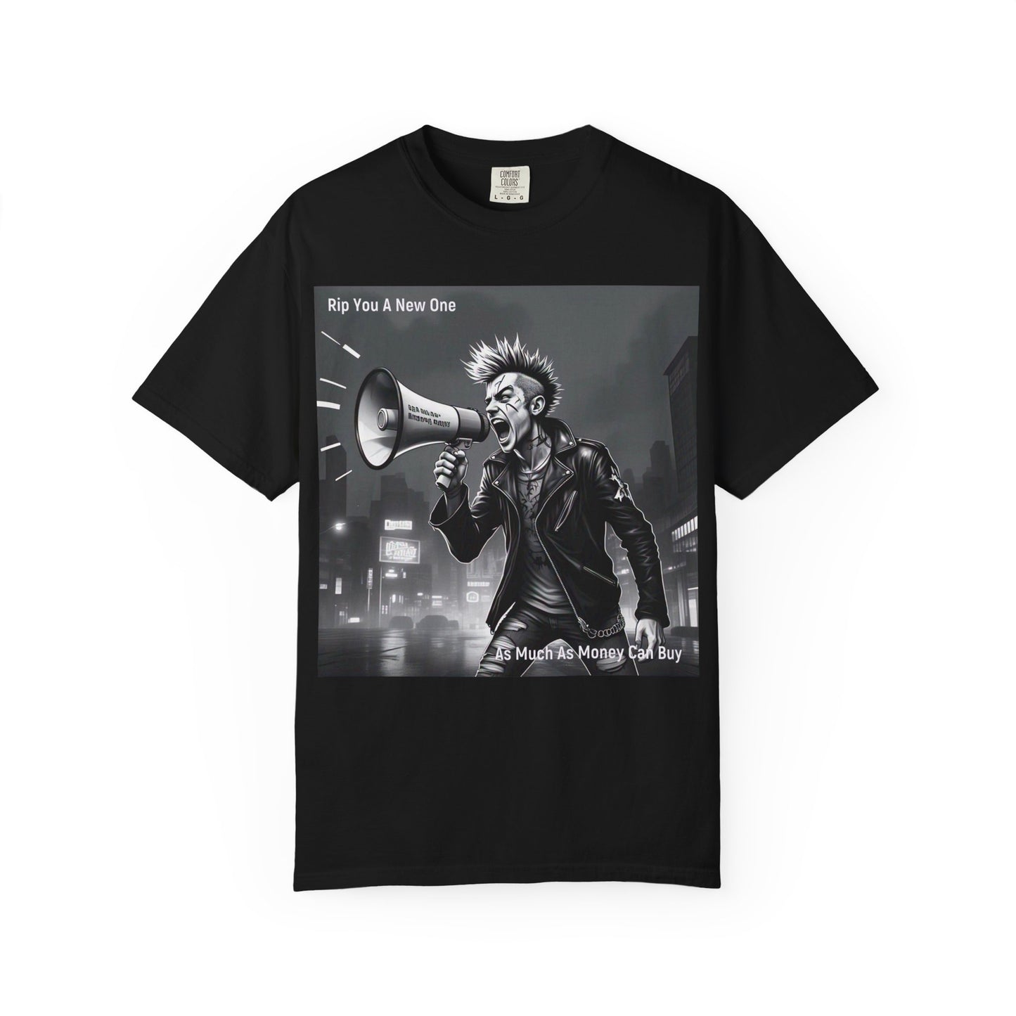 'As Much As Money Can Buy' by Rip You A New One, Edgy Graphic T-shirt featuring 'Rip You a New One' for Rebels, Rock Lovers, Unique Gifts, Band Merchandise, Casual Wear
