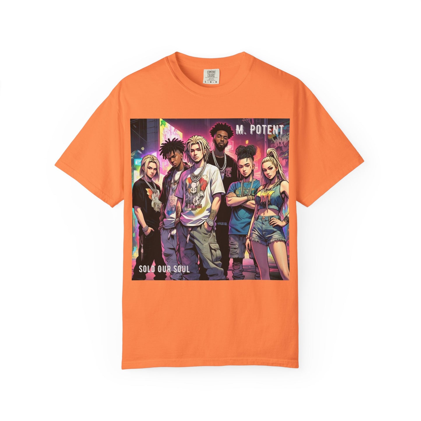 'Sold Our Soul' by M. Potent, Hip Hop Graphic Tee, Streetwear T-Shirt, Unisex Casual Tee, Music-Inspired Shirt, Gifts for Music Lovers, Trendy Fashion Top