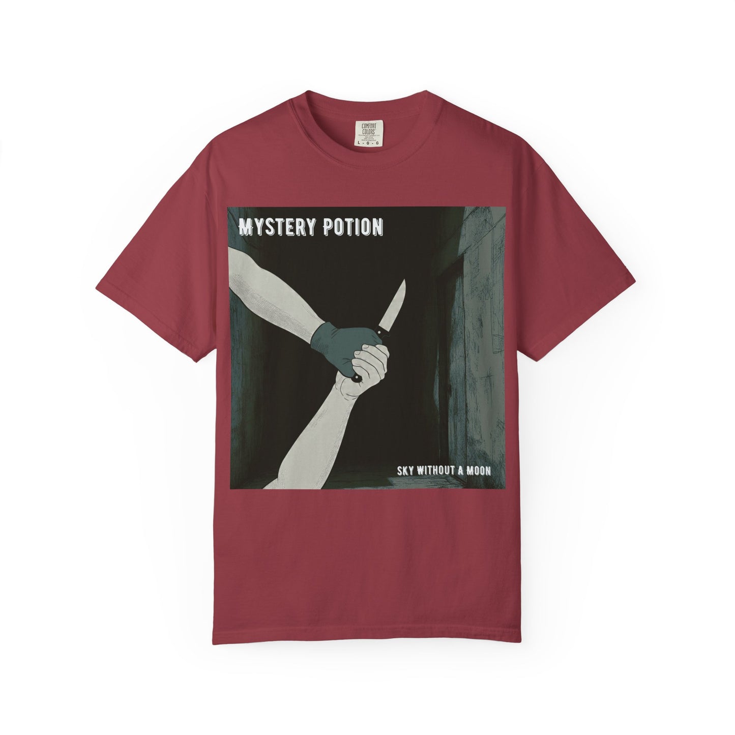 'Sky Without A Moon' by Mystery Potion Graphic Tee | Unisex Casual Wear, Artistic T-shirt, Unique Gift for Friends, Street Style Fashion, Gift for Occasions