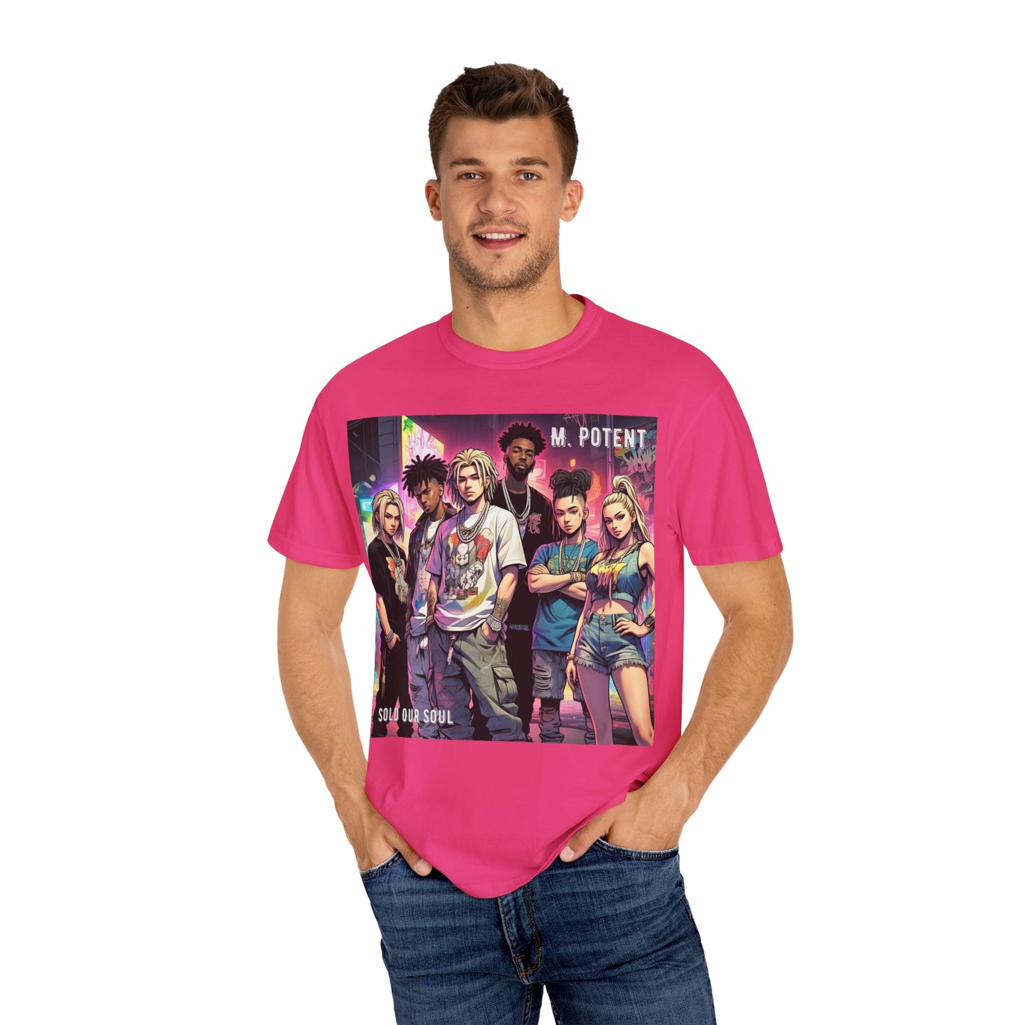 'Sold Our Soul' by M. Potent, Hip Hop Graphic Tee, Streetwear T-Shirt, Unisex Casual Tee, Music-Inspired Shirt, Gifts for Music Lovers, Trendy Fashion Top