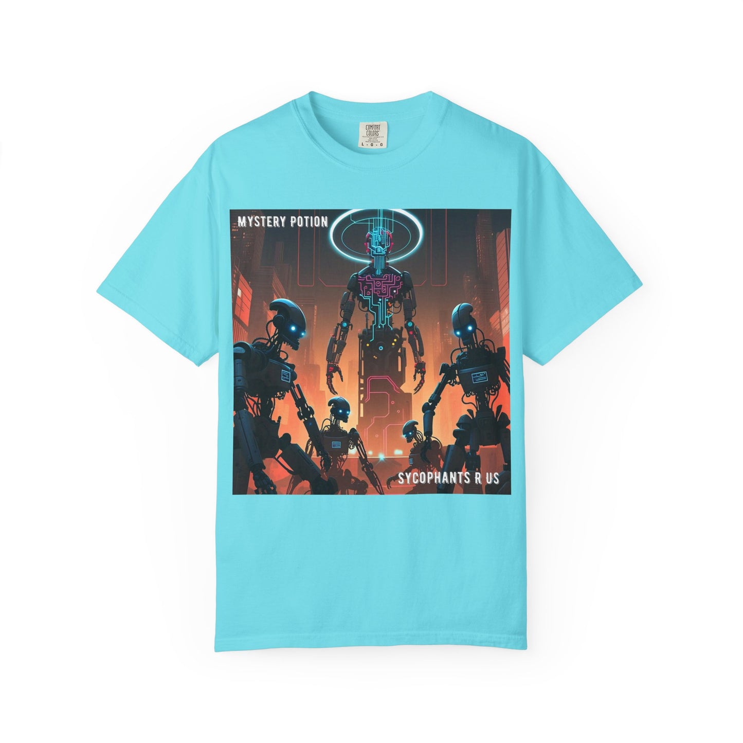 Retro Sci-Fi Graphic T-Shirt, Unisex Casual Tee, Cyberpunk Art Shirt, Gift for Nerds, Vintage Style Tee