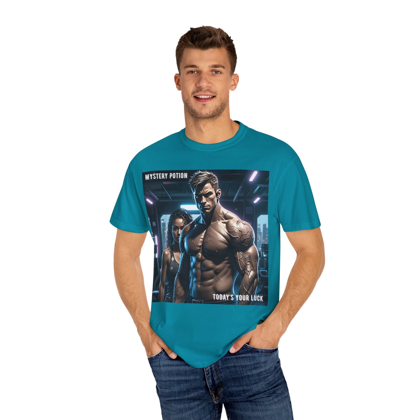 Mystery Potion Graphic T-Shirt - Unisex Casual Wear, Fitness Gift, Trendy Tee, Gamer Apparel, Everyday Style