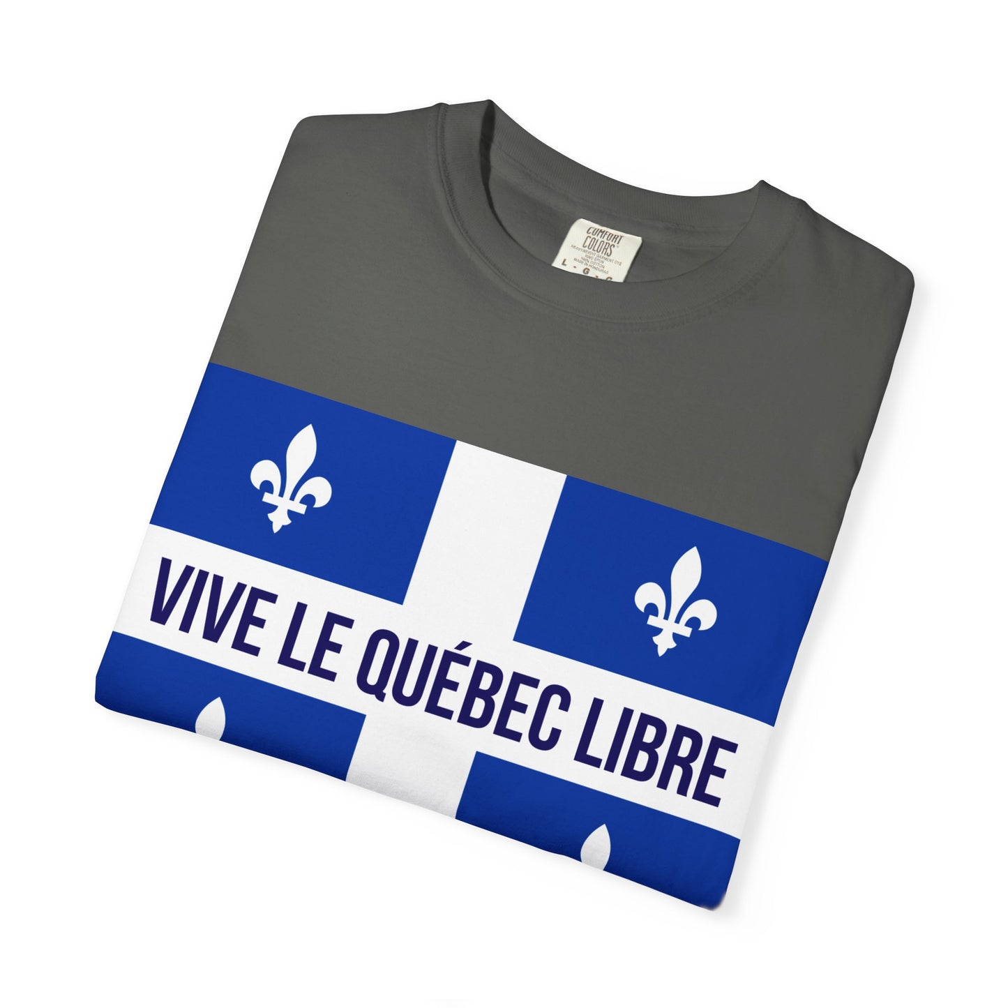 Vive le Québec Libre T-Shirt, Unisex Garment-Dyed Tee for Patriotic Celebrations, Canadian Pride Shirt, Quebec Independence Day [...]