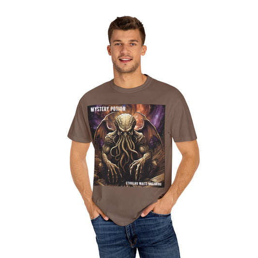Mystery Potion Unisex T-Shirt, Cthulhu Inspired Tee, Gothic Apparel, Witchy Clothing, Halloween Outfit, Fantasy Fan Gift