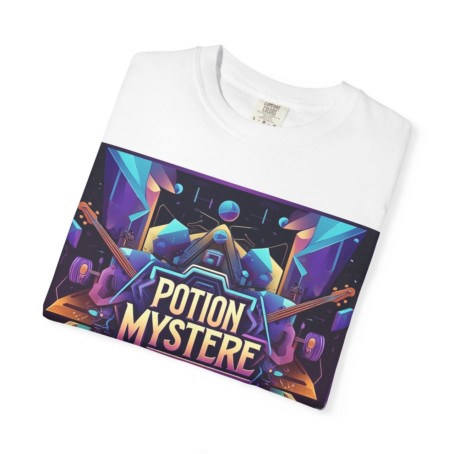 Potion Mystere Graphic Tee, Artistic Unisex Shirt, Handmade Gift, Festival Apparel, Unique Art T-shirt