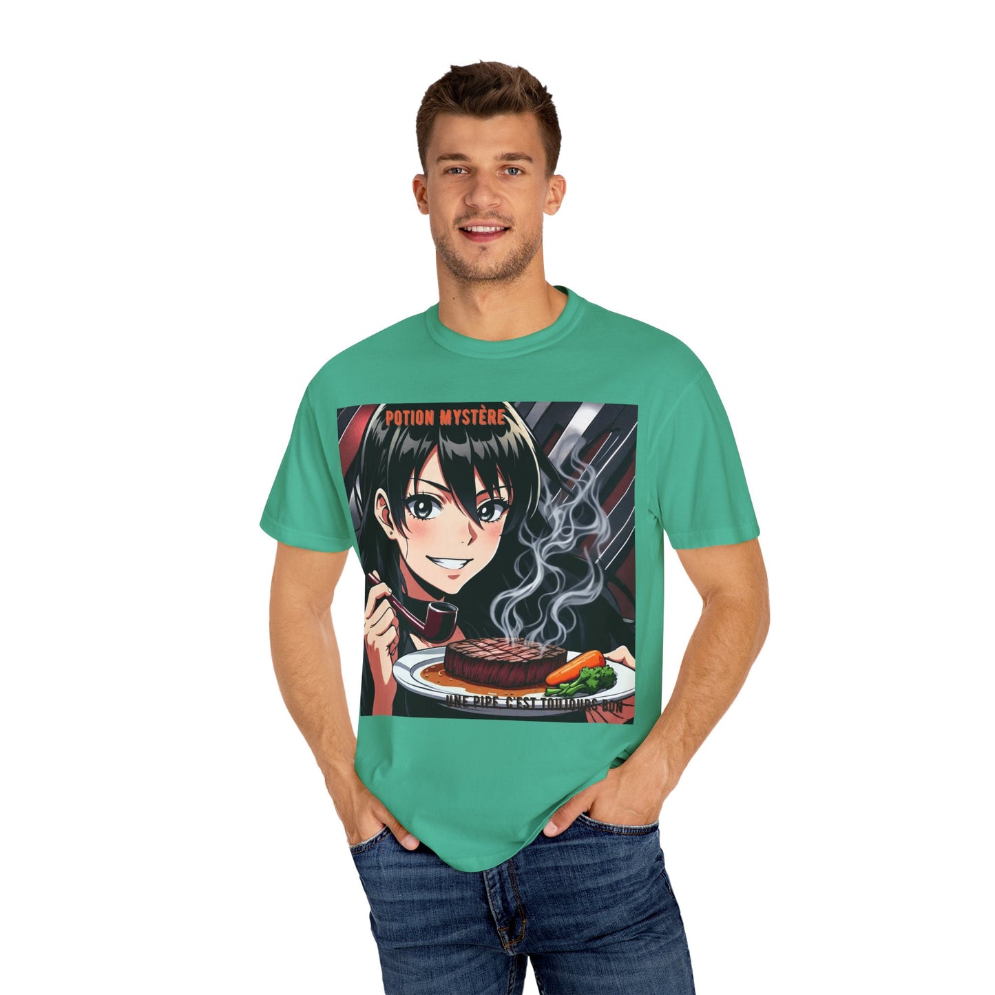 Mystical Culinary Unisex T-shirt - Ideal for Anime Fans, Food Lovers, Casual Wear, Gift for Foodies, Unique Graphic Tee