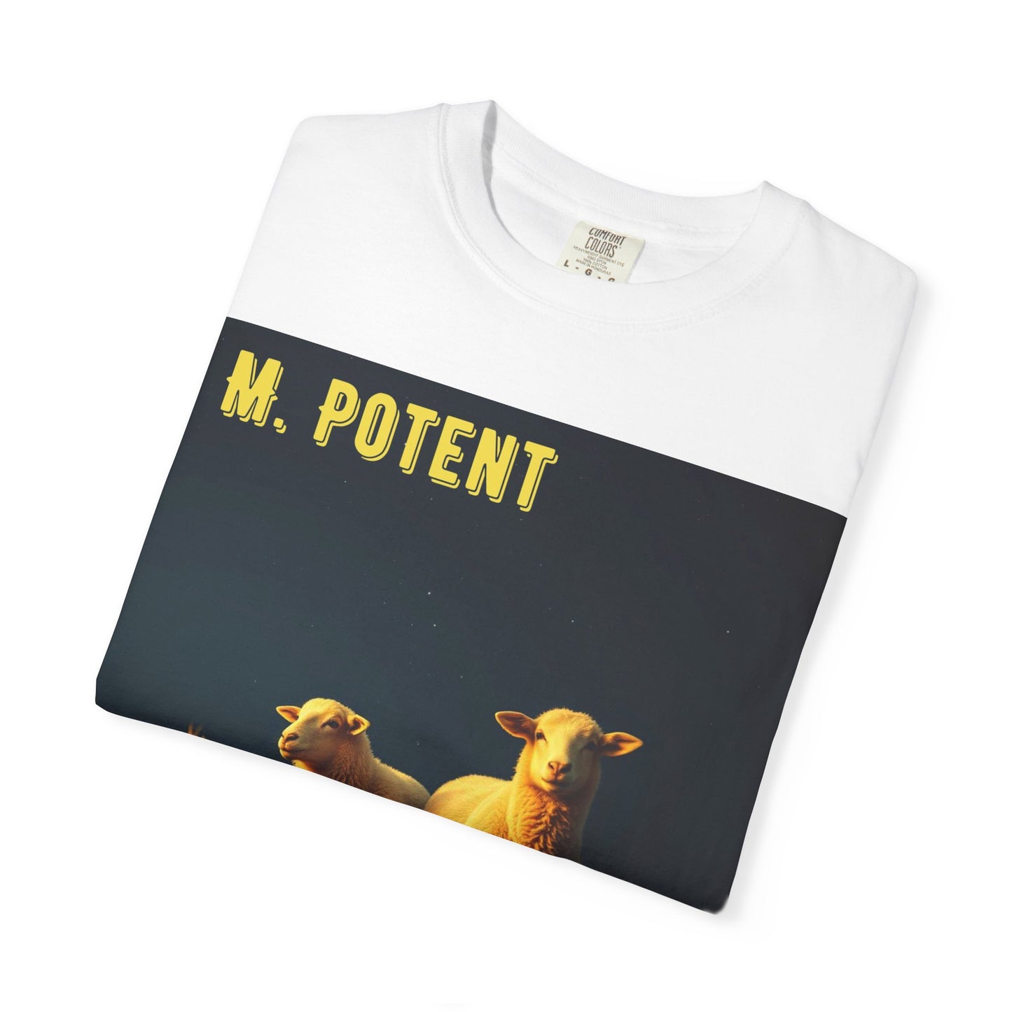 Debate Between Sheep and Grain by M. Potent, Sheep Graphic T-Shirt, Unisex Fashion Top, Farm Life Tee, Gift for Animal Lovers, Casual Everyday Wear
