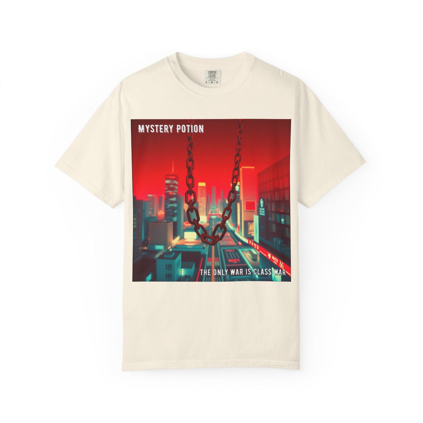 Mystery Potion Urban T-Shirt, Retro Graphic Tee, Unisex Streetwear, Casual Wear, Gift for Art Lovers, Music Festival Apparel