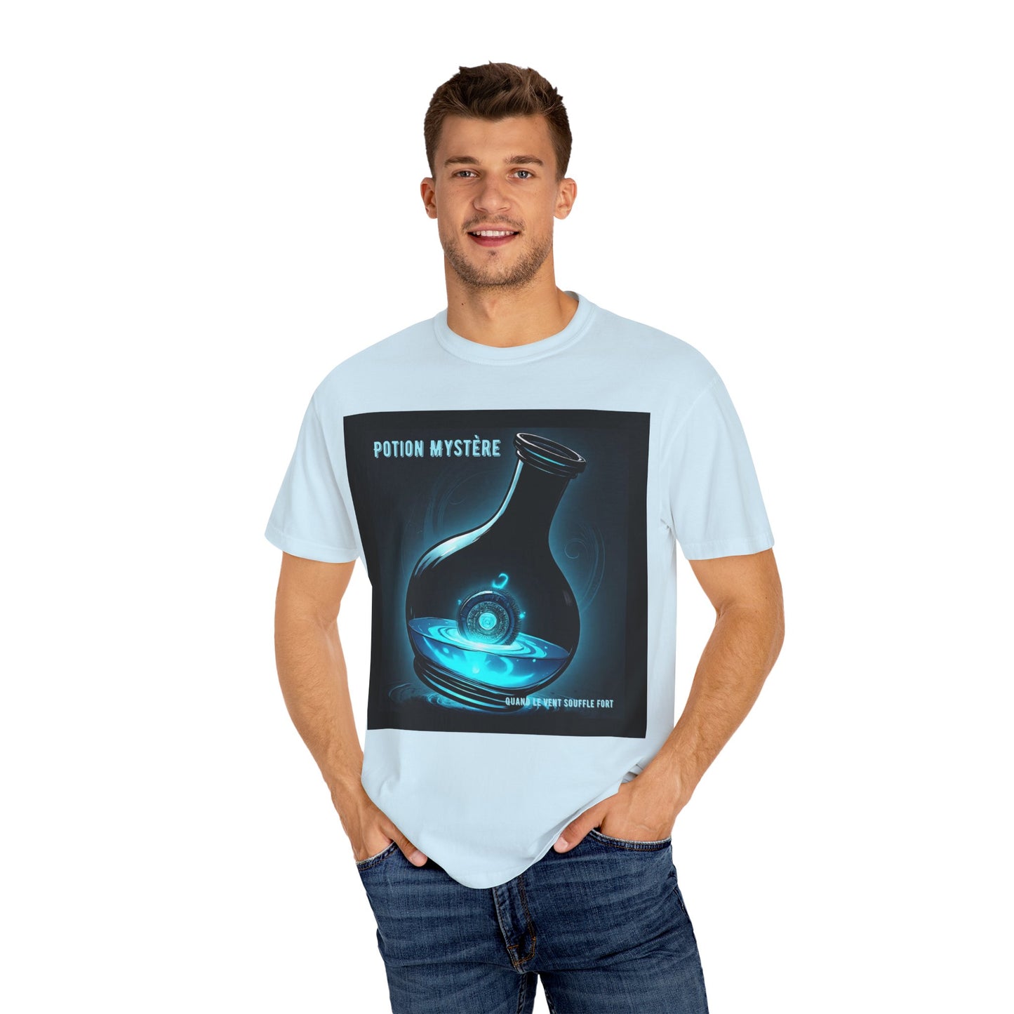 'Quand Le Vent Souffle Fort' par Potion Mystère, Mystery Potion T-Shirt, Unisex Graphic Tee, Magic Lab Shirt, Fantasy Apparel, Gift for Wizards and Witches