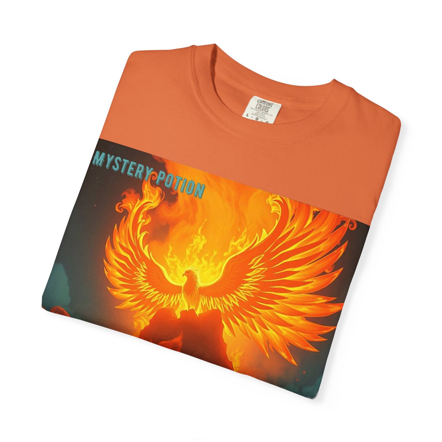 'Blessed With Pure Awesomeness' Mystery Phoenix Graphic Unisex T-shirt, Cool Casual Wear, Unique Gift for Nature Lovers, Birthday, Summer Event, Spiritual Design