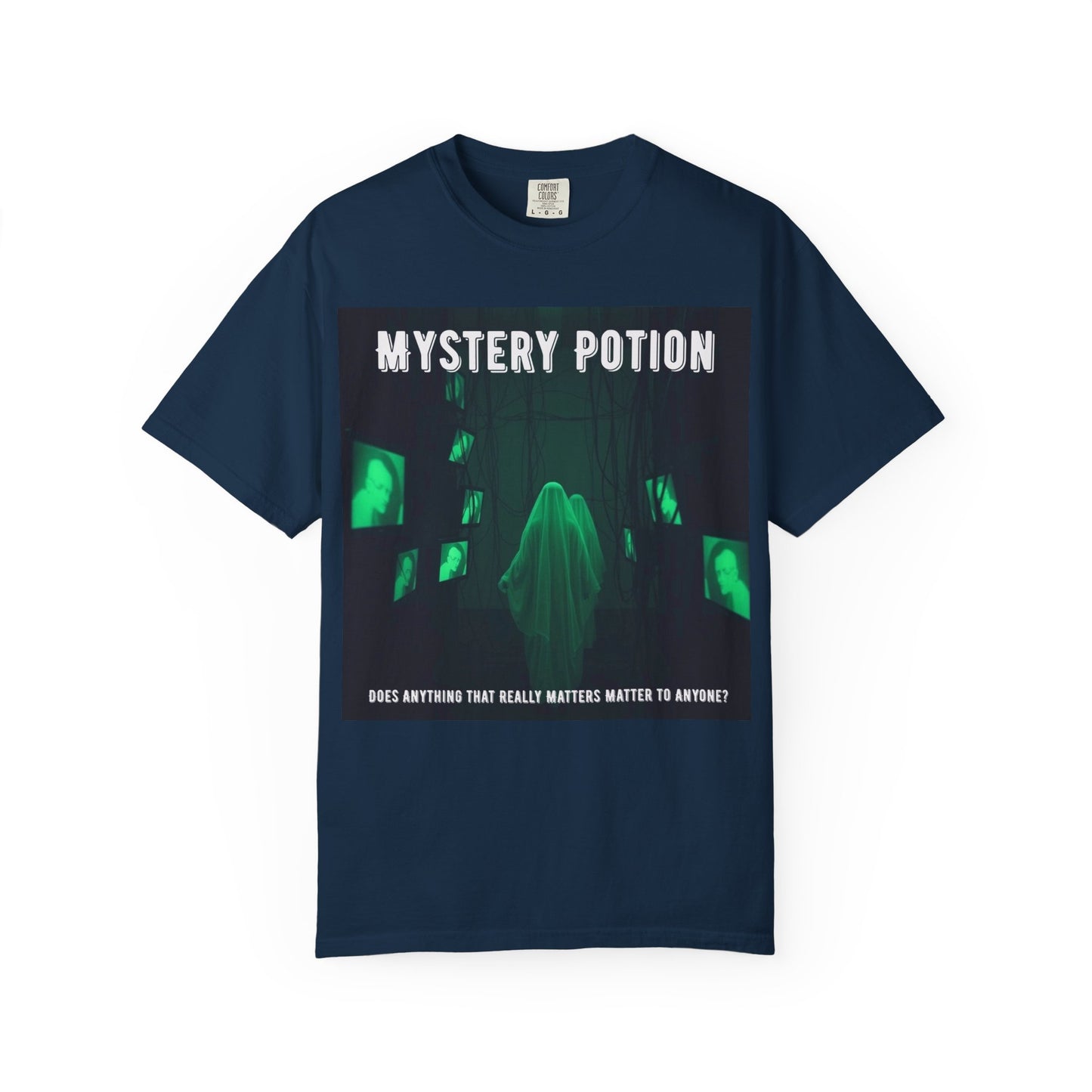 Mystery Potion Unisex T-Shirt | Ghostly Vibe | Perfect for Halloween, Gifts, or Casual Wear, Unique Tee, Spooky Apparel, Graphic Shirt