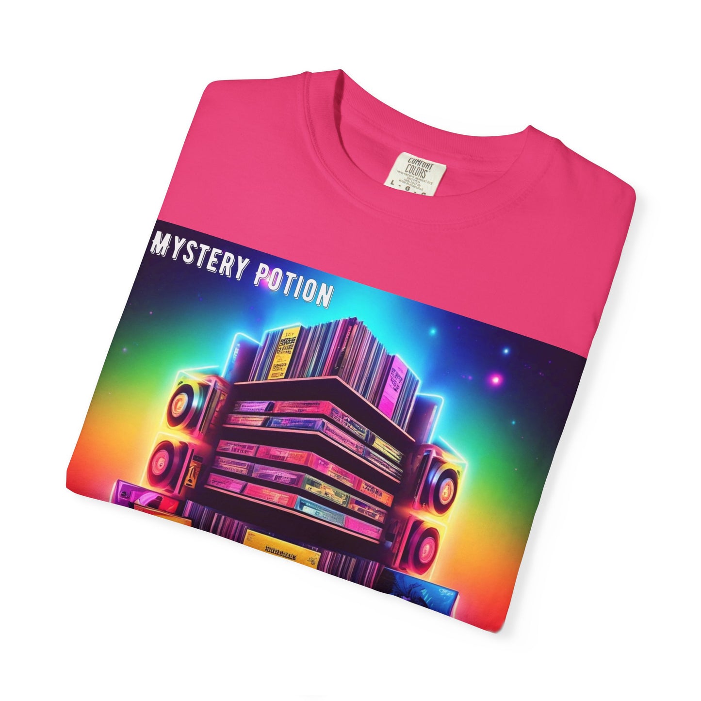 Lost In Time Vintage Vibe T-Shirt - Mystery Potion Graphic Tee, Unisex Casual Wear, Retro Music Lovers, Festival Apparel, Gift Idea