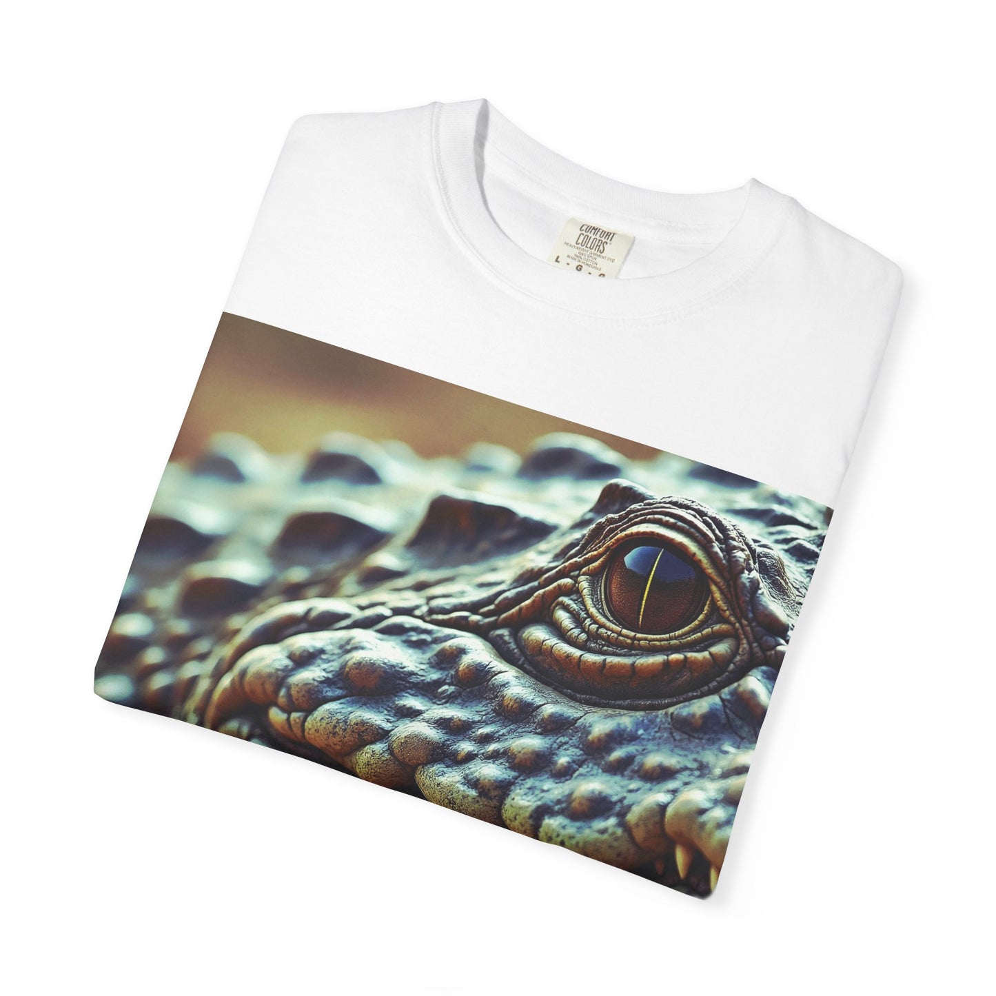 Aligator Unisex Garment-Dyed T-Shirt with Lizard Design, Cool Animal Tee for Nature Lovers, Gift for Her, Him, Birthday, Outdoor Enthusiasts