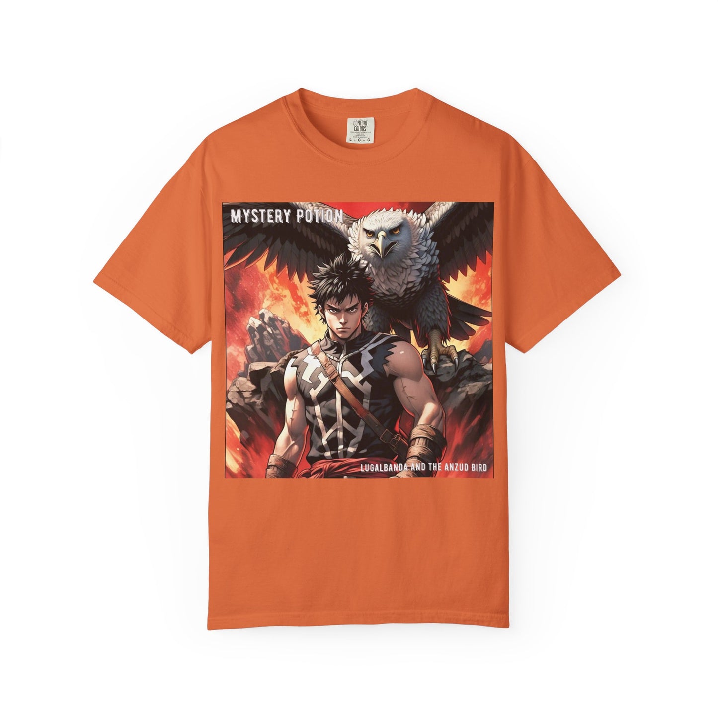Unisex Anime Graphic T-Shirt, Mystery Potion Art Tee, Vintage Style, Casual Wear, Gift for Fans, Streetwear Apparel