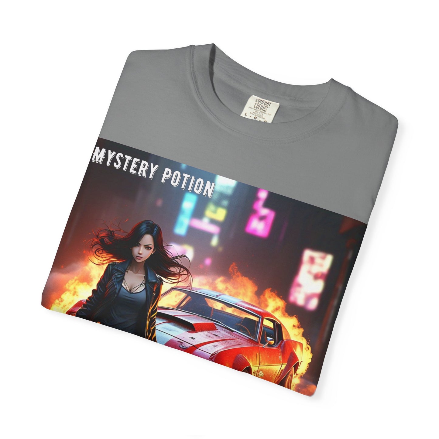 Mystery Potion Graphic Tee, Unisex Cool T-Shirt, Casual Wear, Gift for Gamers, Summer Festival Top