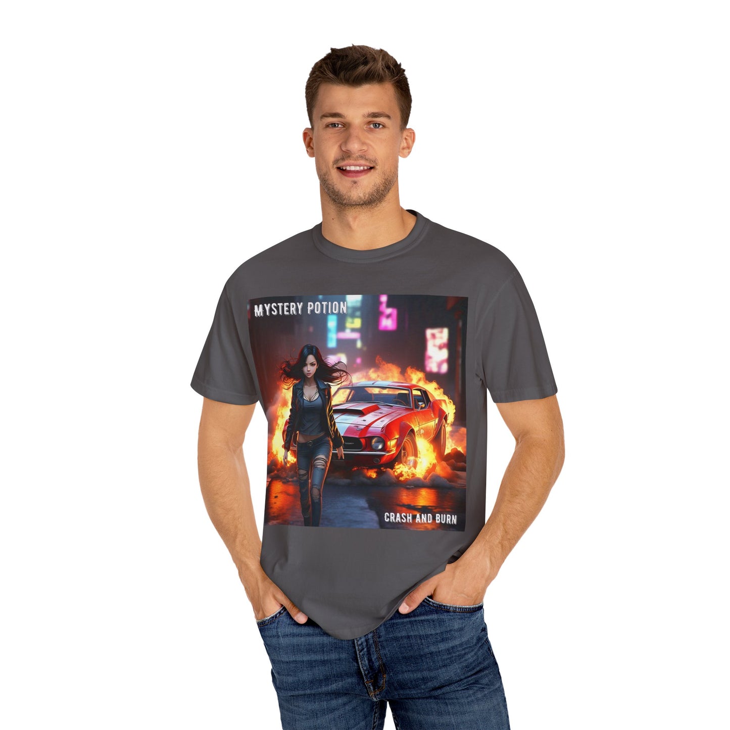 Mystery Potion Graphic Tee, Unisex Cool T-Shirt, Casual Wear, Gift for Gamers, Summer Festival Top