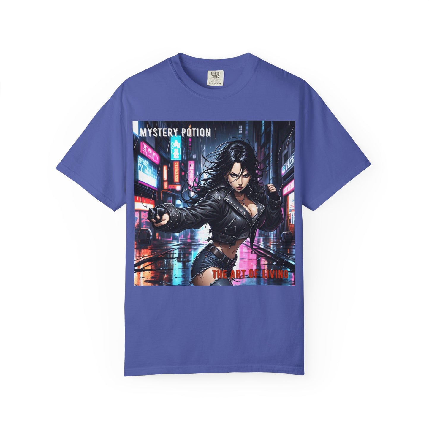 Mystery Potion Art Of Living Graphic T-Shirt, Cool Unisex Tee, Urban Style Apparel, Casual Streetwear, Gift for Gamers, Graphic Tee for Events