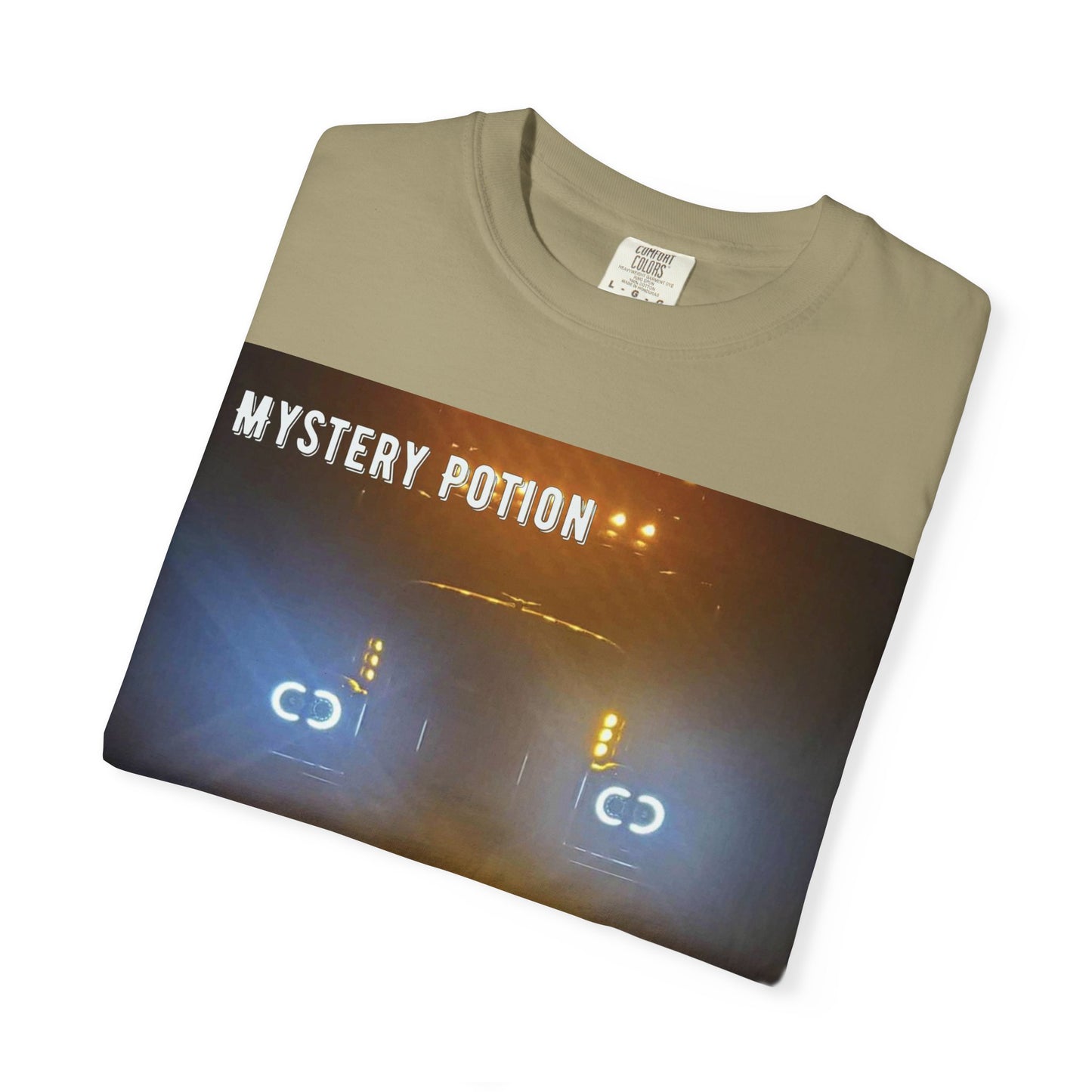 'Big Rig Boogie' by Mystery Potion Unisex Garment-Dyed T-Shirt | Unique Graphic Tee, Music Festival Shirt, Casual Wear, Gift for Friends, Unisex Style