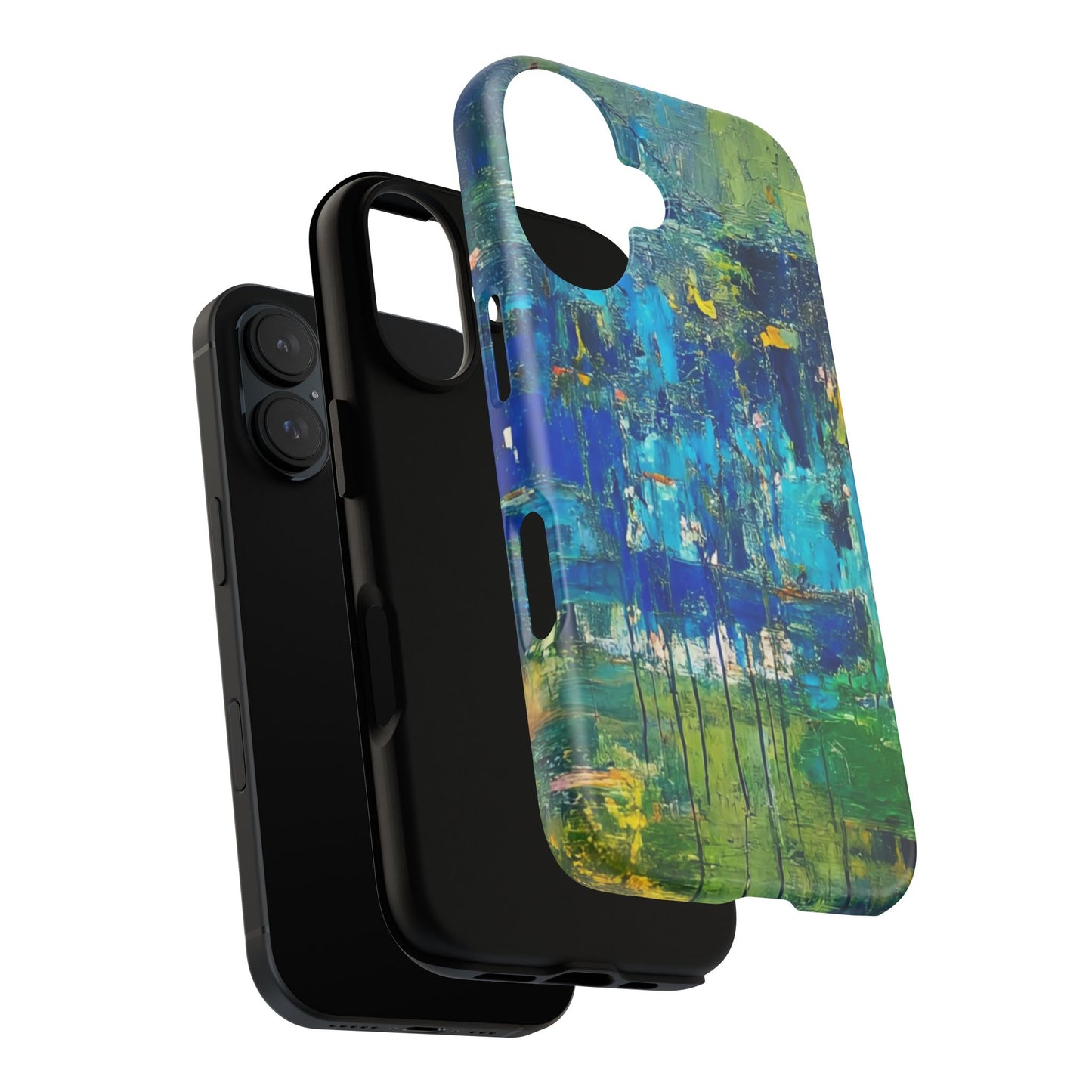 Artistic Phone Case, Colorful Protective Cover, Unique Smartphone Accessory, Trendy Gift for Tech Lovers, Vibrant Artwork Case