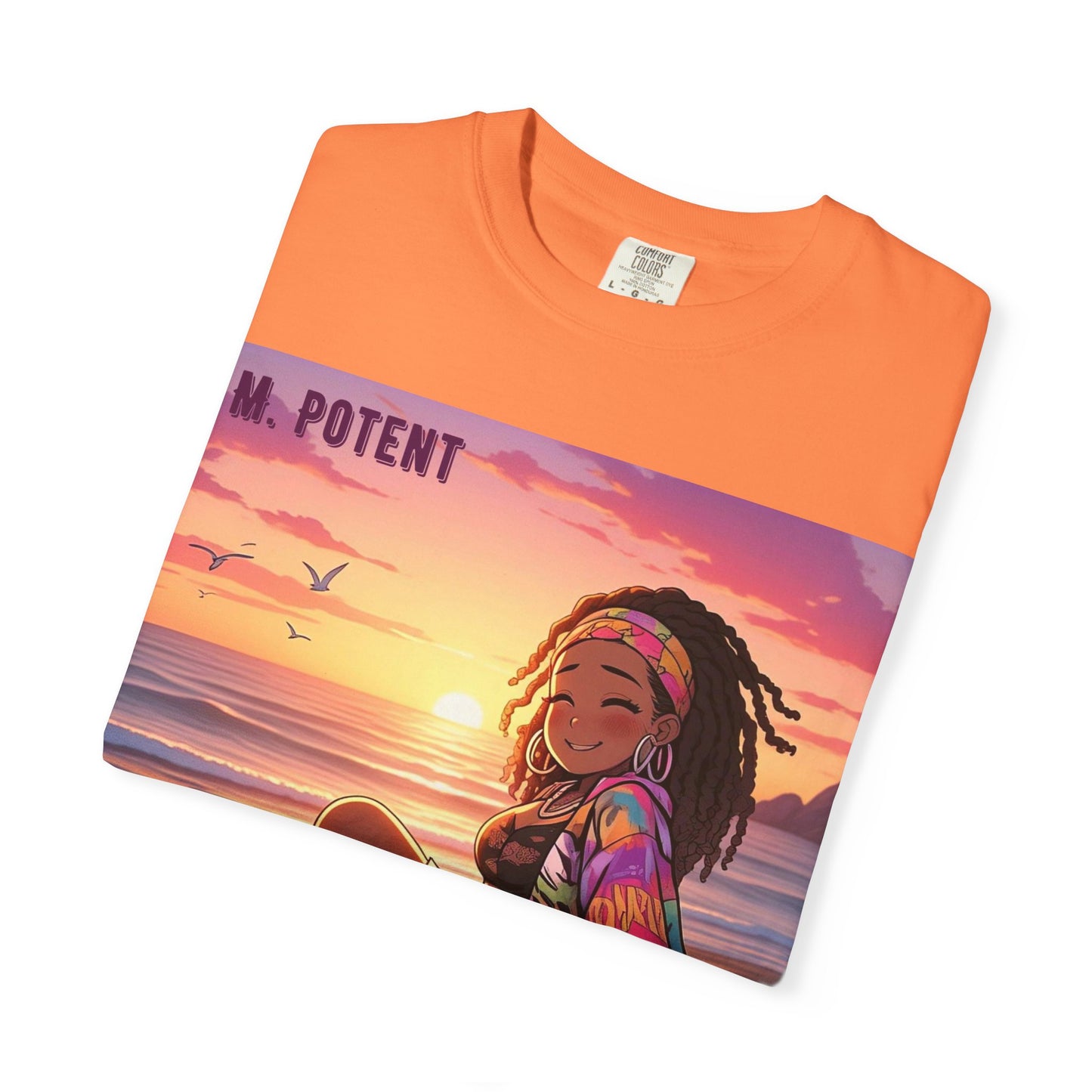 'Now You're Speaking My Language' by M. Potent, Beach Vibes Unisex Garment-Dyed T-shirt, Summer Apparel, Chill T-shirt, Vacation Wear, Perfect Gift for Sun Lovers, Graphic Tee