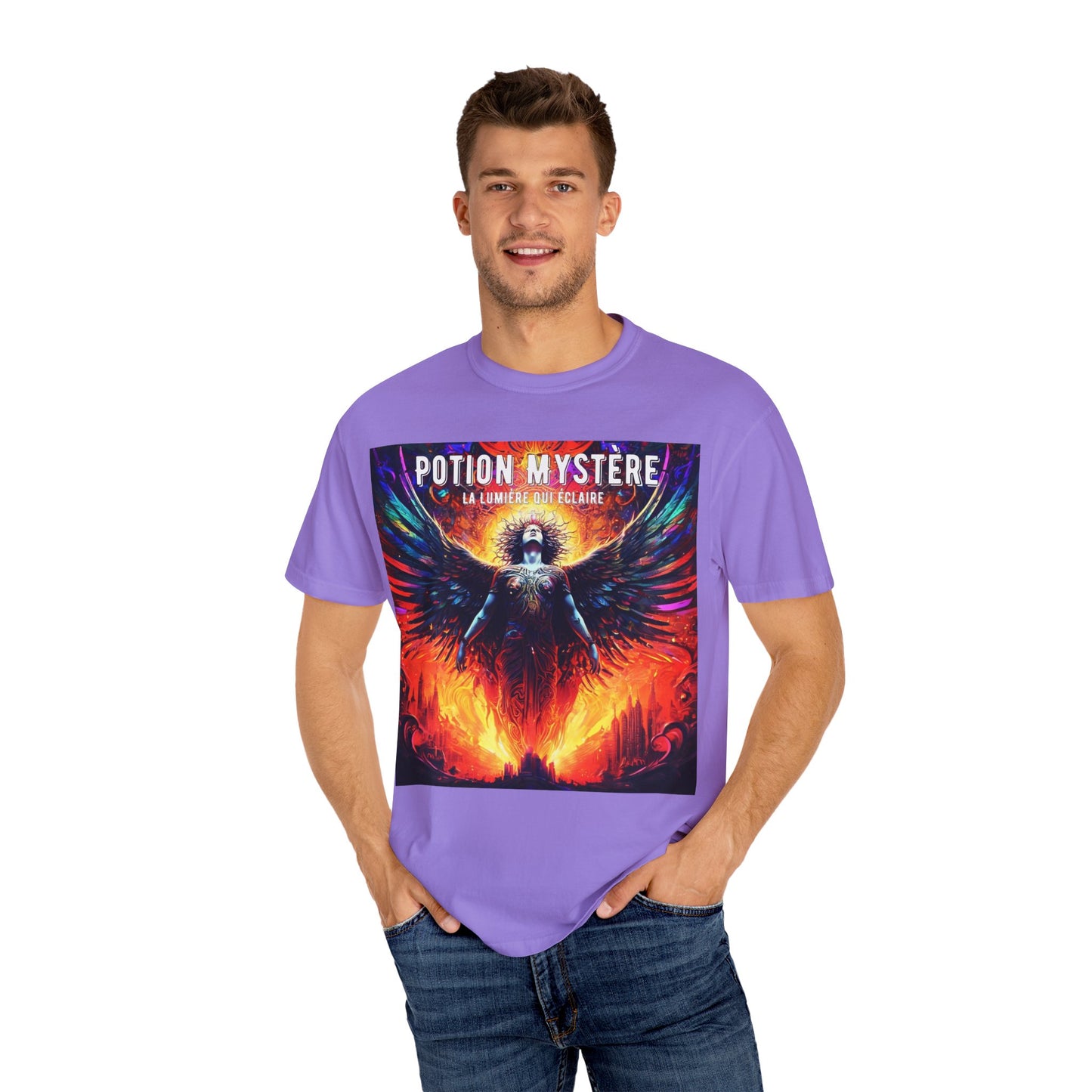 Mystical Graphic Tee - Potion Mystere Unisex T-Shirt, Boho Fashion, Festival Wear, Witchy Style, Gift for Occult Lovers