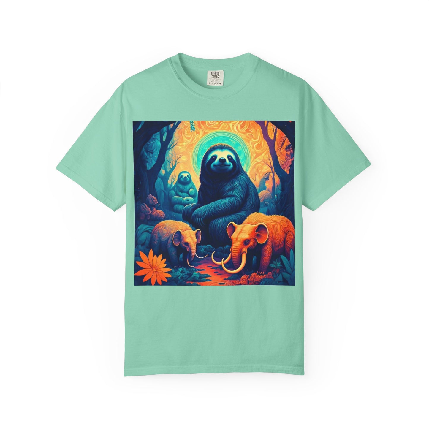 Vibrant Wildlife T-Shirt - Unisex Garment-Dyed Tee, Nature Lover Gift, Animal Art Shirt, Eco-Friendly Fashion, Summer Essentials