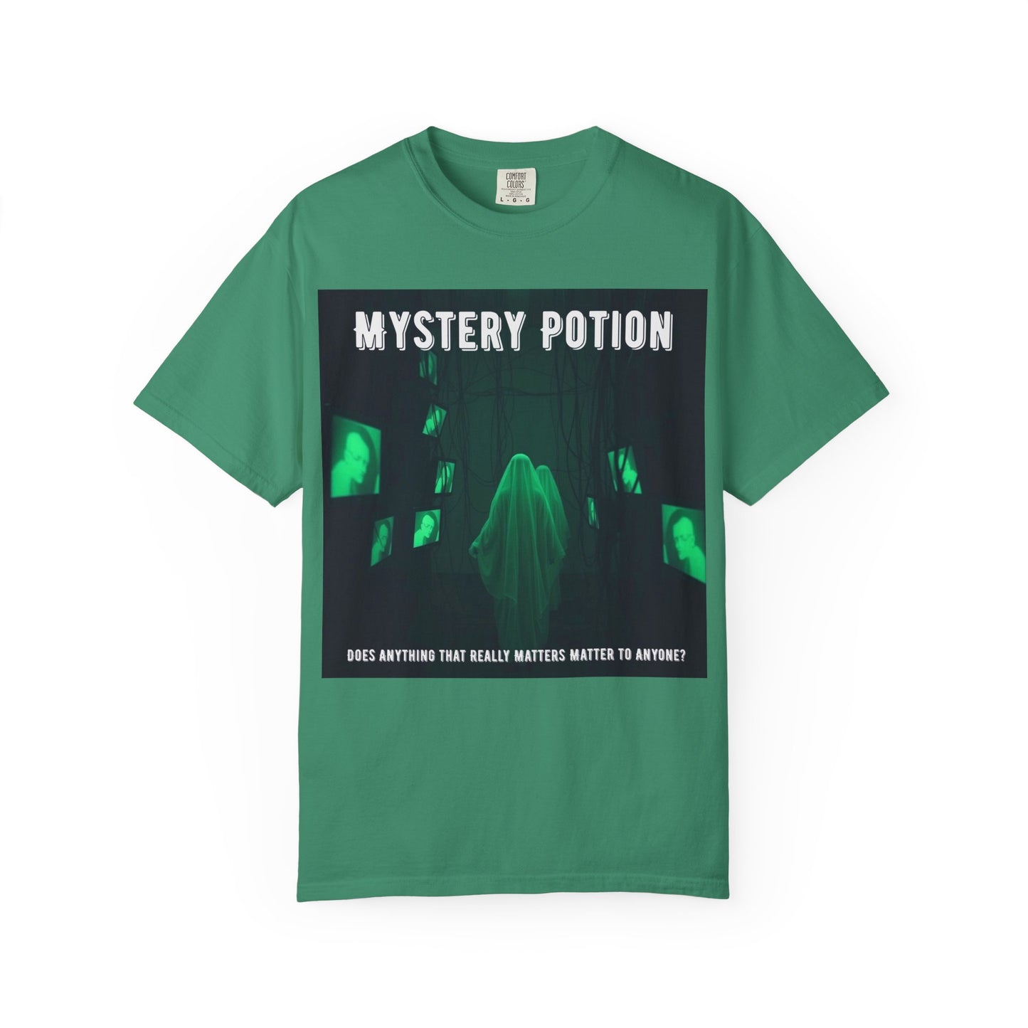 Mystery Potion Unisex T-Shirt | Ghostly Vibe | Perfect for Halloween, Gifts, or Casual Wear, Unique Tee, Spooky Apparel, Graphic Shirt
