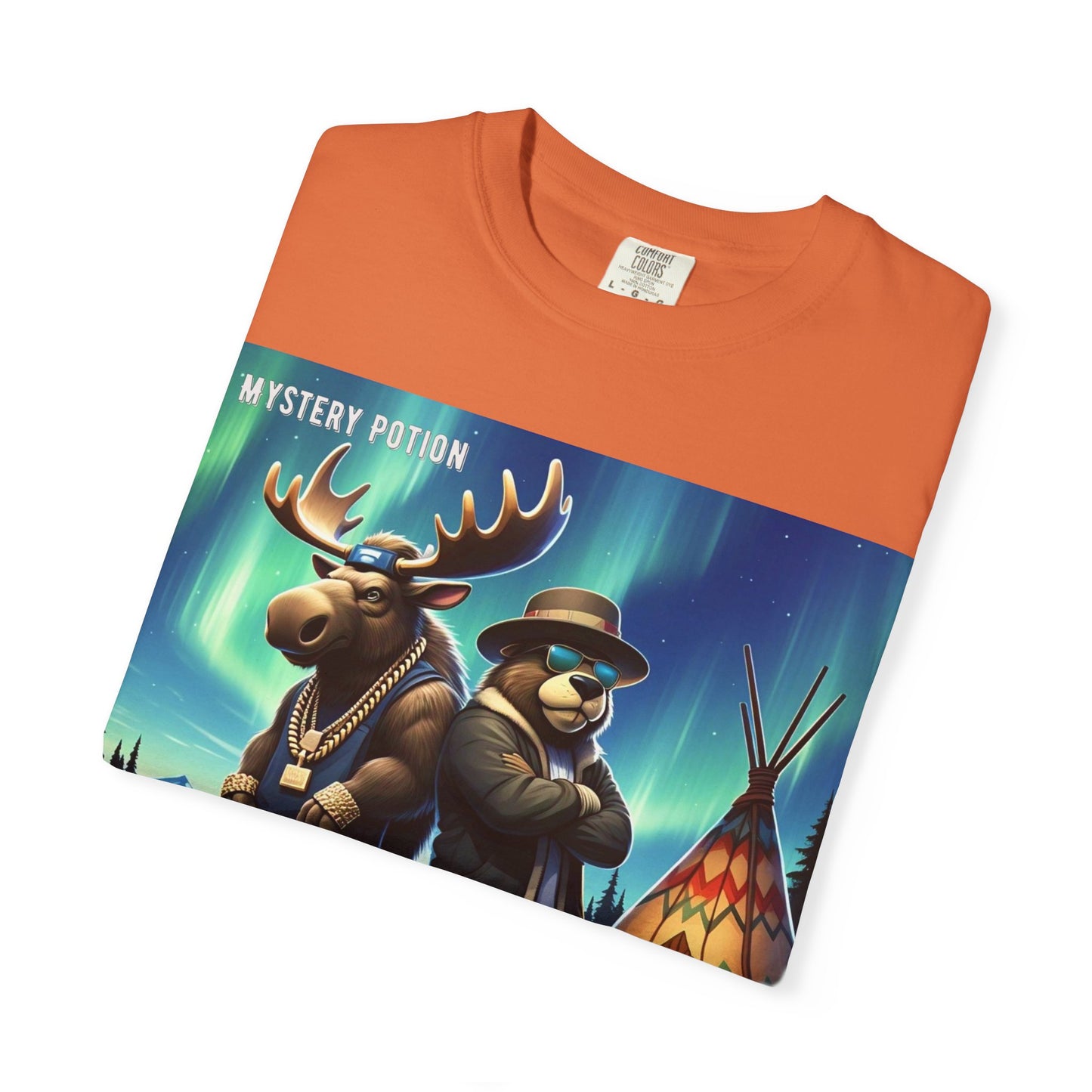 'Land Of The Silver Birch' by Mystery Potion,  Unisex Garment-Dyed T-shirt