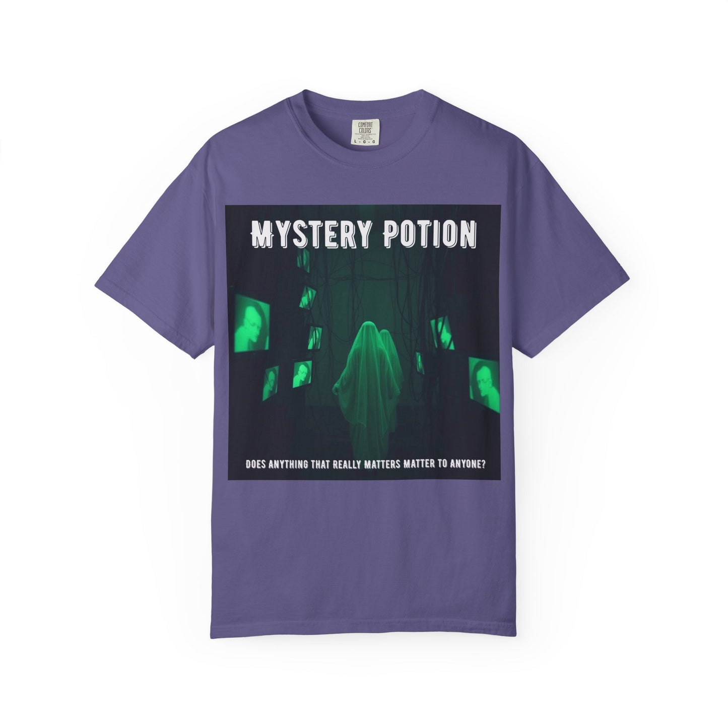 Mystery Potion Unisex T-Shirt | Ghostly Vibe | Perfect for Halloween, Gifts, or Casual Wear, Unique Tee, Spooky Apparel, Graphic Shirt