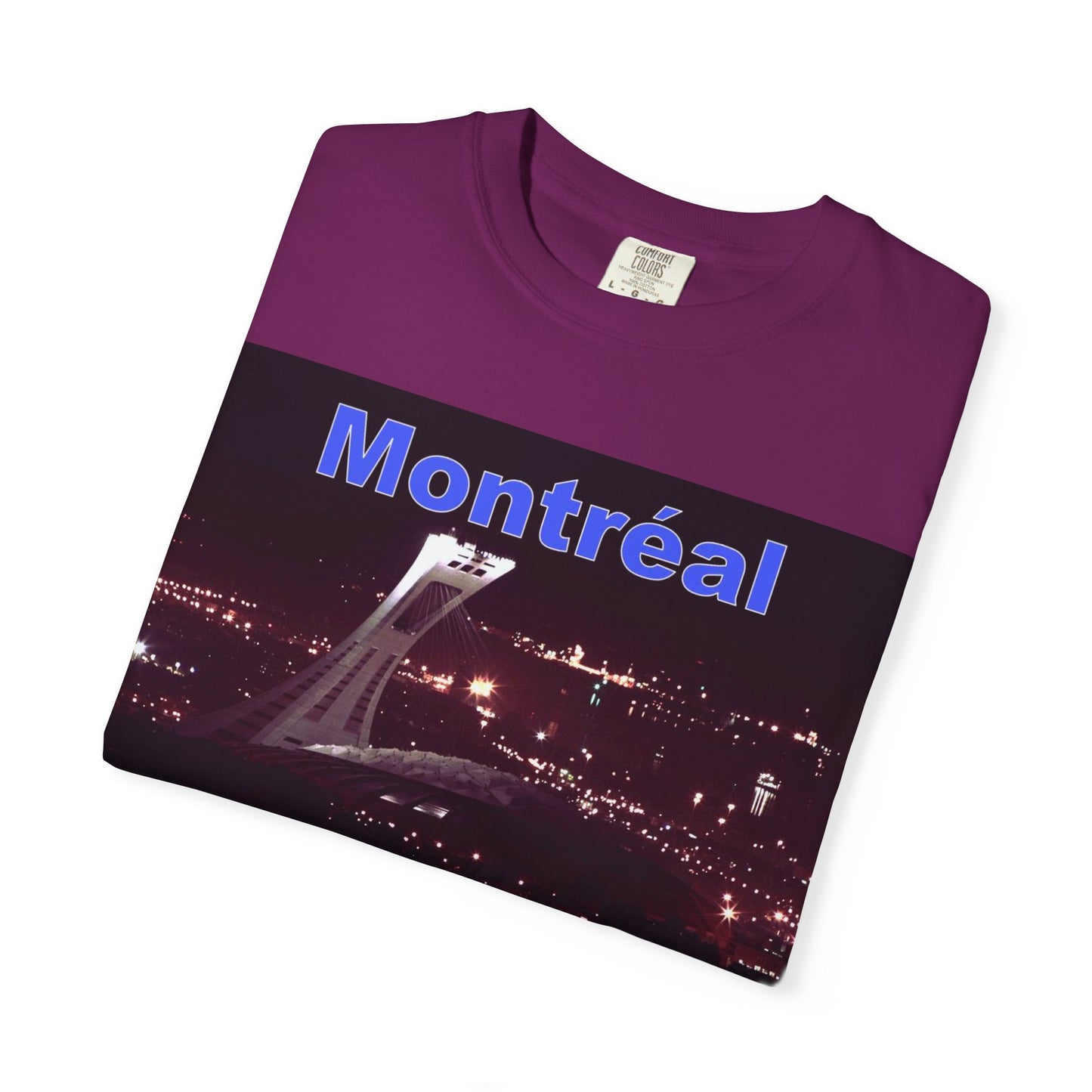 Montreal Night Skyline Unisex T-Shirt, City Love Tee, Travel Shirt, Gift for Her, Vintage Graphic Top