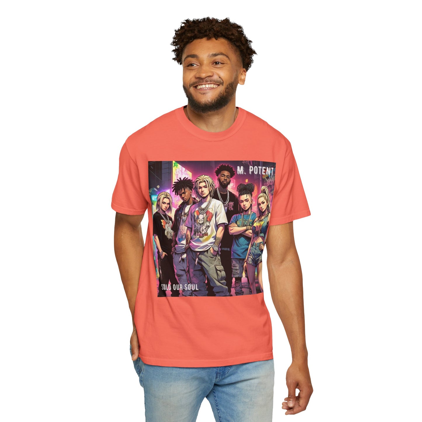 'Sold Our Soul' by M. Potent, Hip Hop Graphic Tee, Streetwear T-Shirt, Unisex Casual Tee, Music-Inspired Shirt, Gifts for Music Lovers, Trendy Fashion Top
