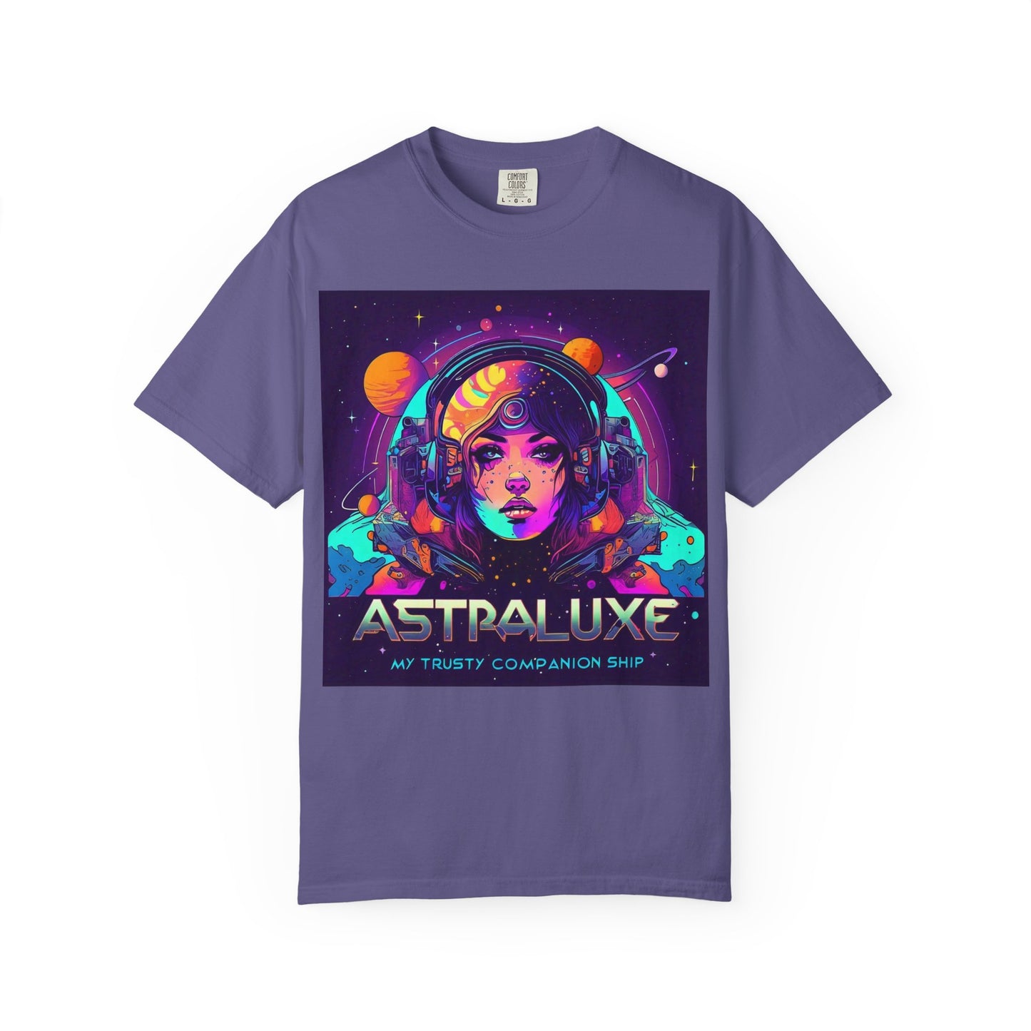 Astraluxe Unisex T-Shirt, Space Theme Tee, Gifts for Sci-Fi Lovers, Cosplay Costume, Festival Wear, Vintage Graphic Top