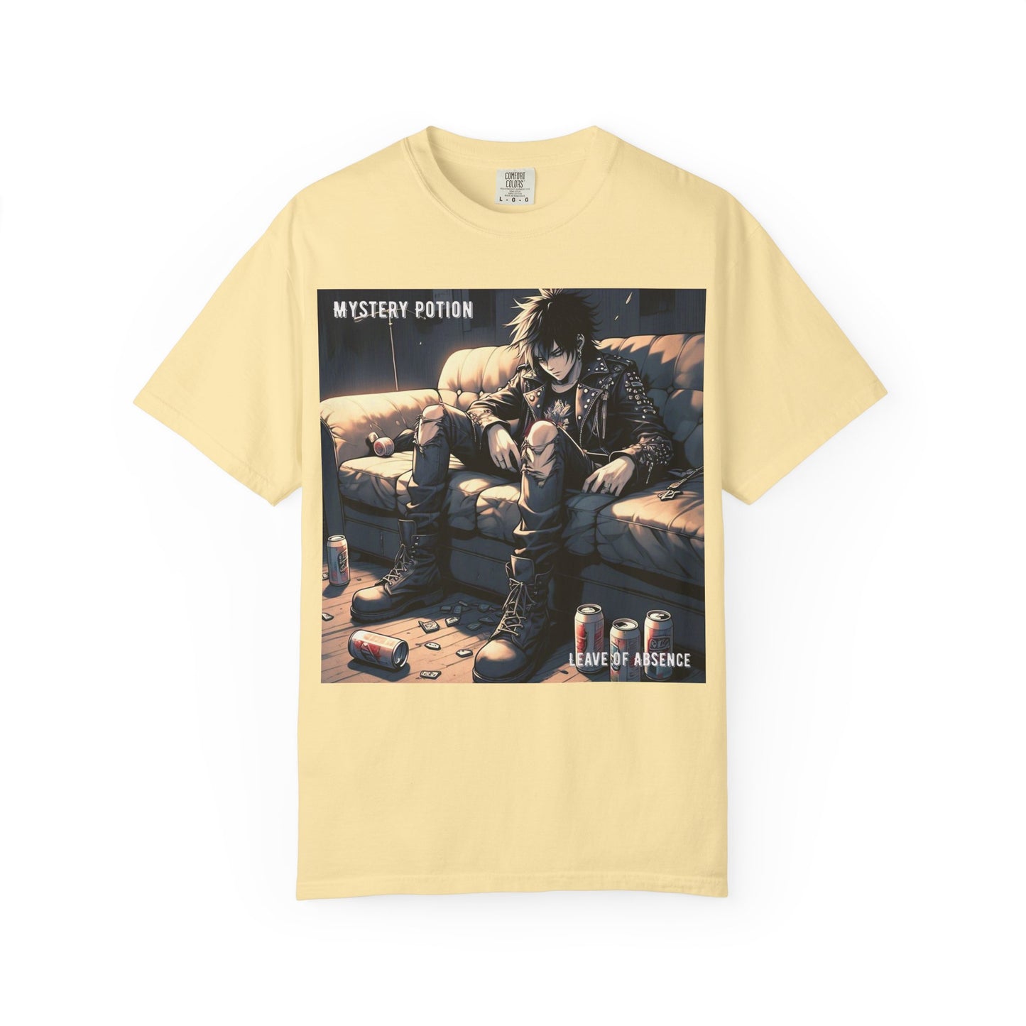 'Leave of Absence' by Mystery Potion Graphic T-Shirt, Unisex Casual Tee, Anime Merchandise, Gift for Fans, Streetwear Style