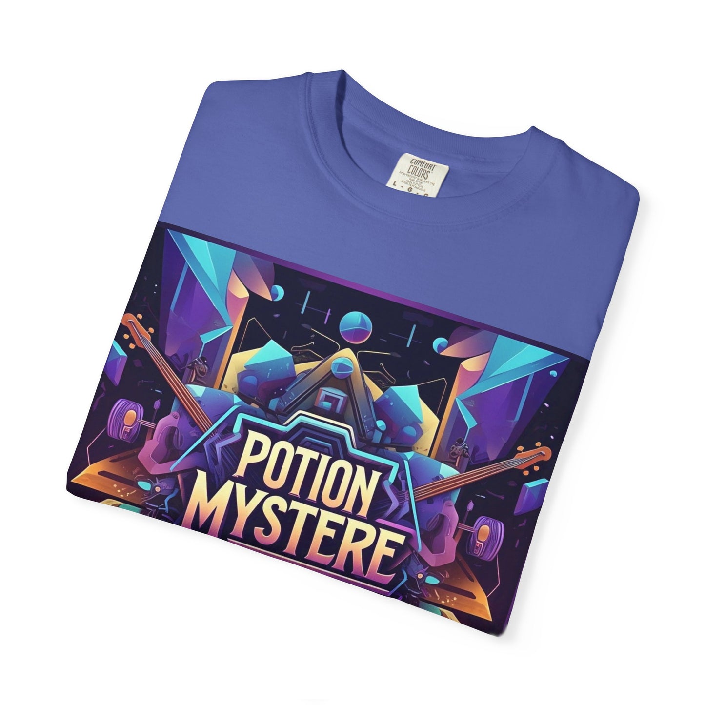 Potion Mystere Graphic Tee, Artistic Unisex Shirt, Handmade Gift, Festival Apparel, Unique Art T-shirt