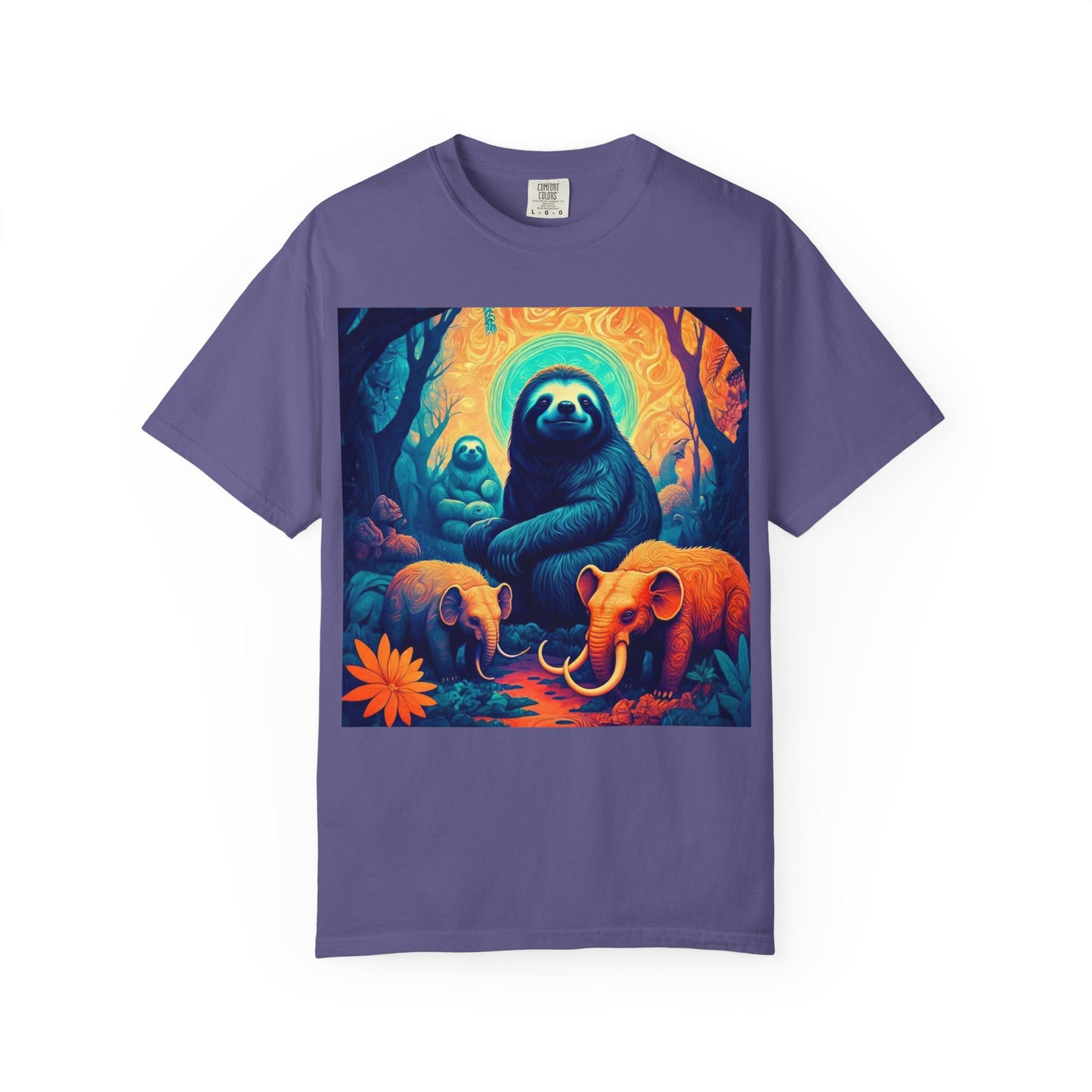 Vibrant Wildlife T-Shirt - Unisex Garment-Dyed Tee, Nature Lover Gift, Animal Art Shirt, Eco-Friendly Fashion, Summer Essentials