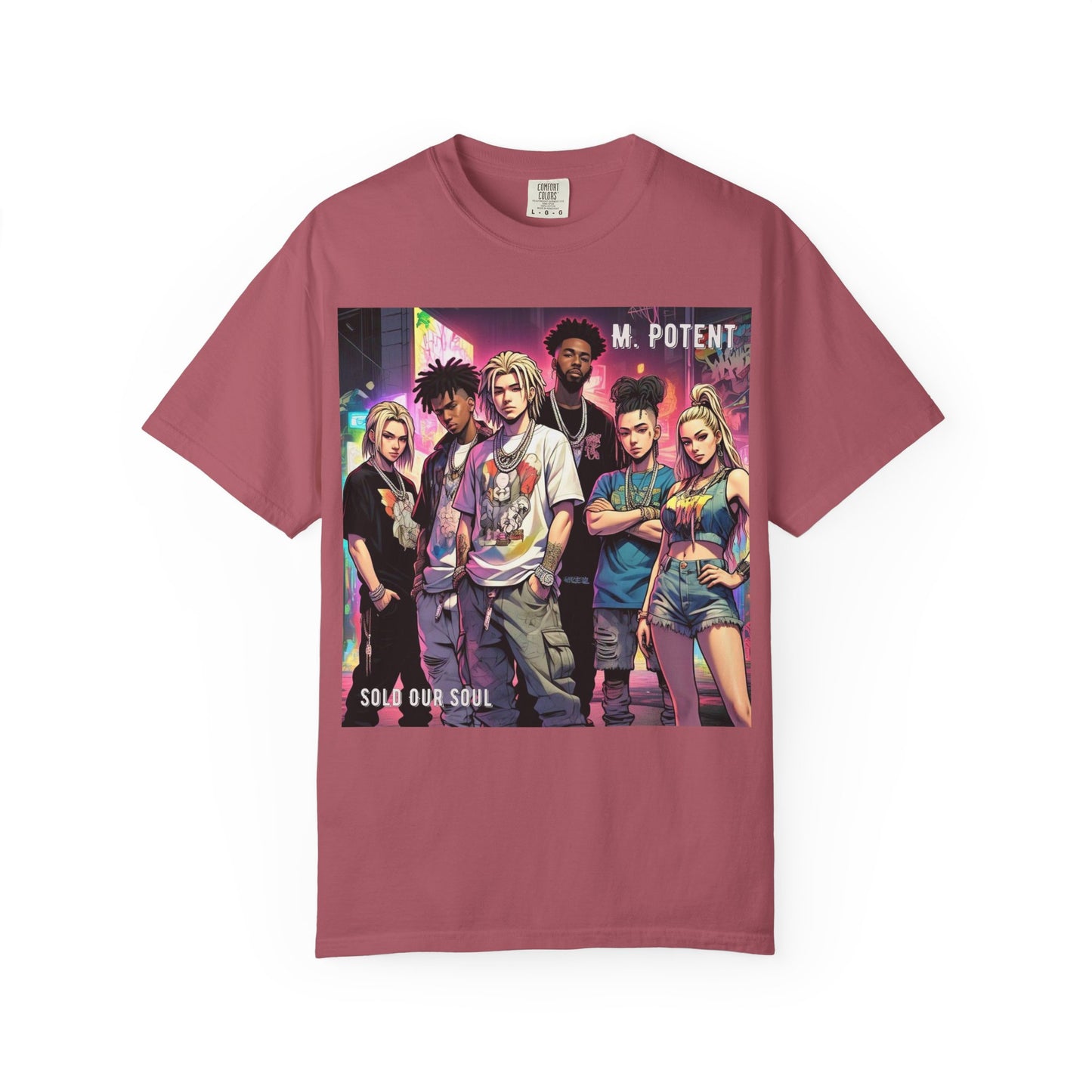 'Sold Our Soul' by M. Potent, Hip Hop Graphic Tee, Streetwear T-Shirt, Unisex Casual Tee, Music-Inspired Shirt, Gifts for Music Lovers, Trendy Fashion Top