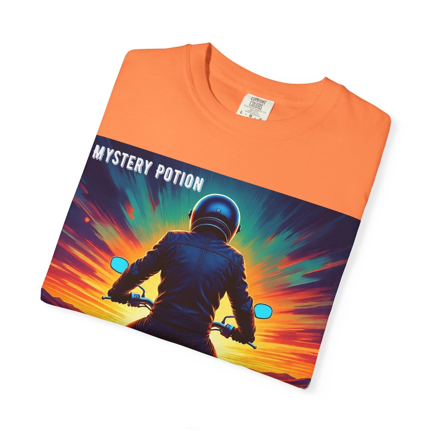 'The Road is Calling' by Mystery Potion Adventure T-Shirt, Motorcycle Gift, Road Trip Tee, Vintage Style Shirt, Unisex Graphic Tee, Outdoor Enthusiast Apparel