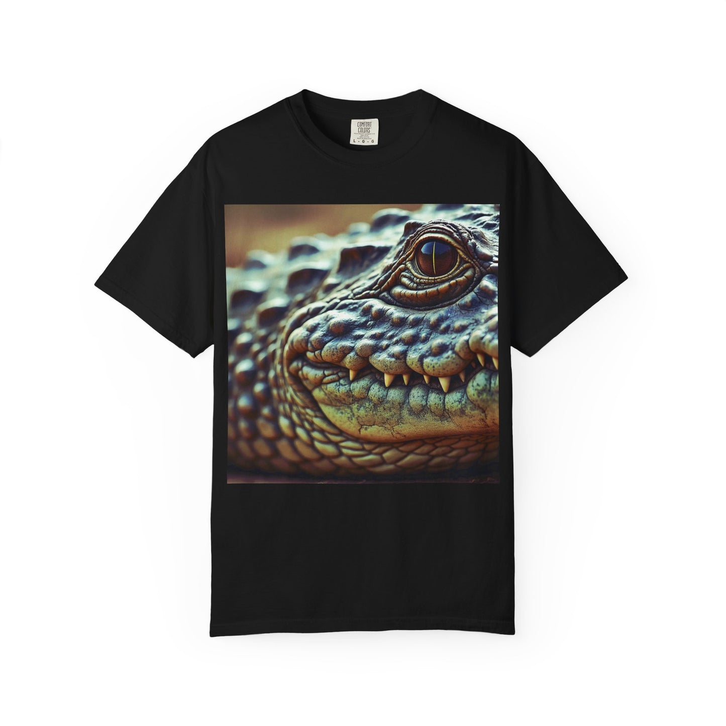 Aligator Unisex Garment-Dyed T-Shirt with Lizard Design, Cool Animal Tee for Nature Lovers, Gift for Her, Him, Birthday, Outdoor Enthusiasts