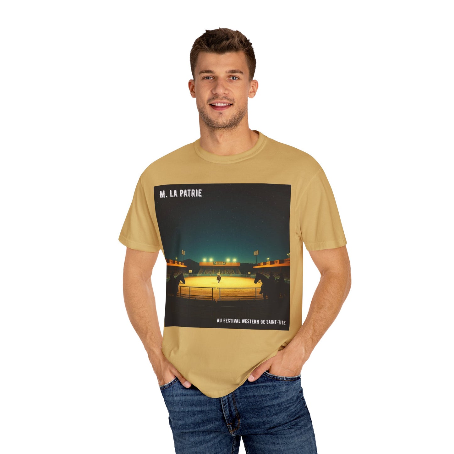 Retro Festival Western de Saint-Tite T-Shirt, Graphic Tee, Music Lovers Shirt, Unisex Cotton Tee, Vintage Concert Country Apparel, Rodeo Festival Outfit
