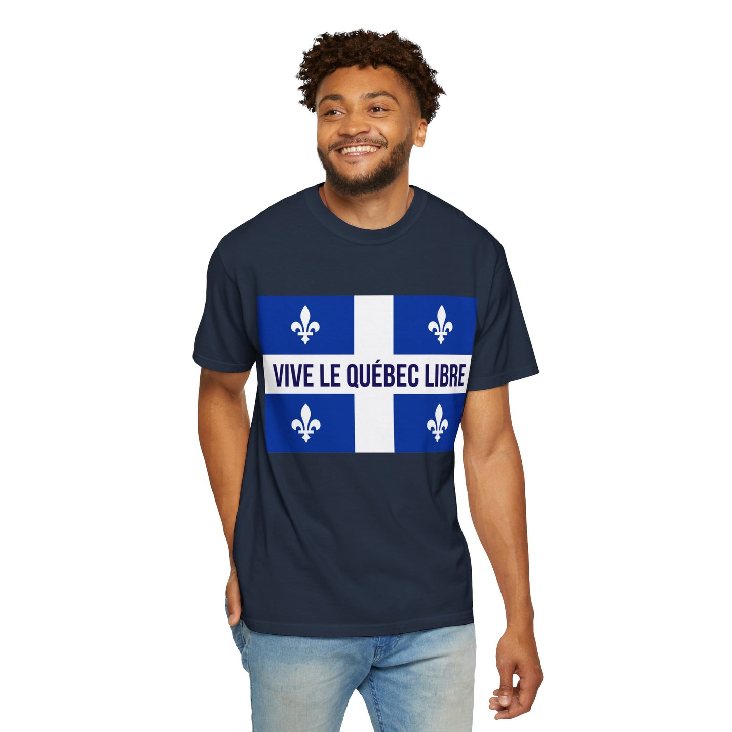 Vive le Québec Libre T-Shirt, Unisex Garment-Dyed Tee for Patriotic Celebrations, Canadian Pride Shirt, Quebec Independence Day [...]