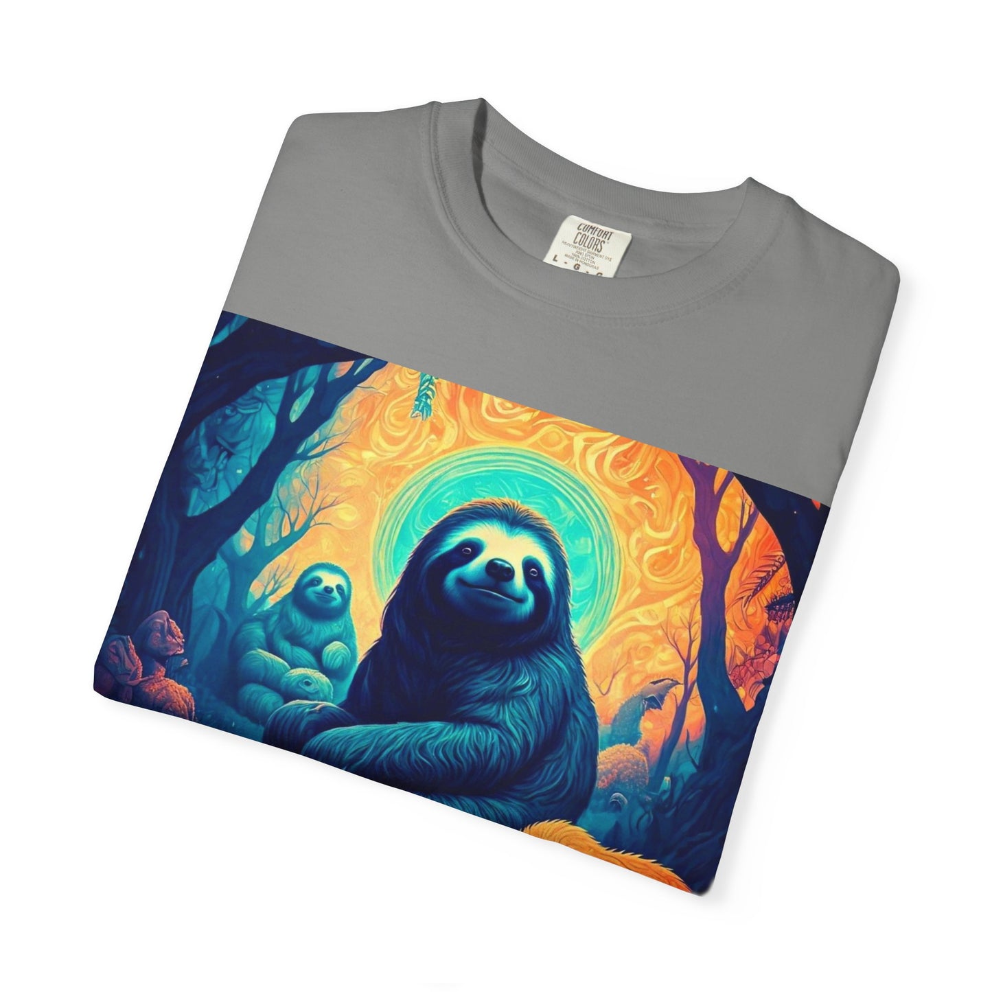 Vibrant Wildlife T-Shirt - Unisex Garment-Dyed Tee, Nature Lover Gift, Animal Art Shirt, Eco-Friendly Fashion, Summer Essentials