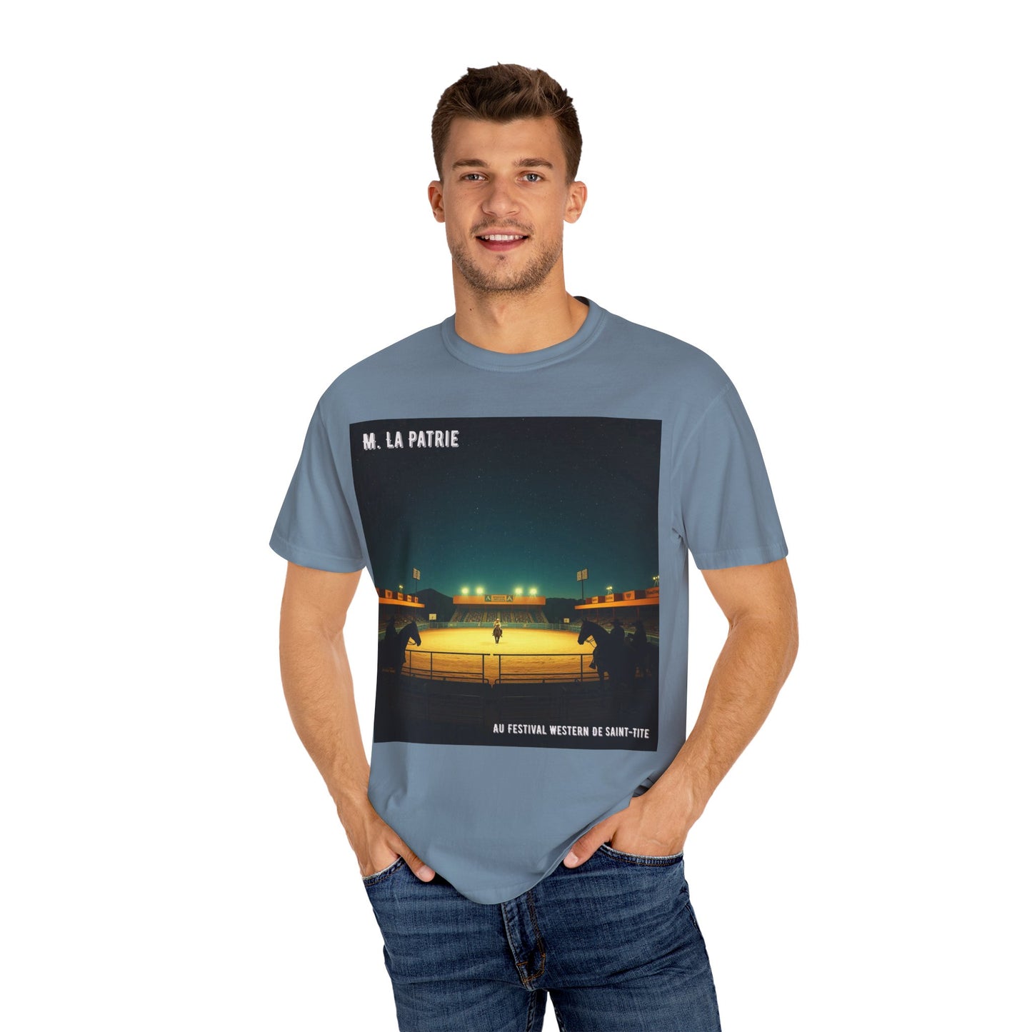 Retro Festival Western de Saint-Tite T-Shirt, Graphic Tee, Music Lovers Shirt, Unisex Cotton Tee, Vintage Concert Country Apparel, Rodeo Festival Outfit