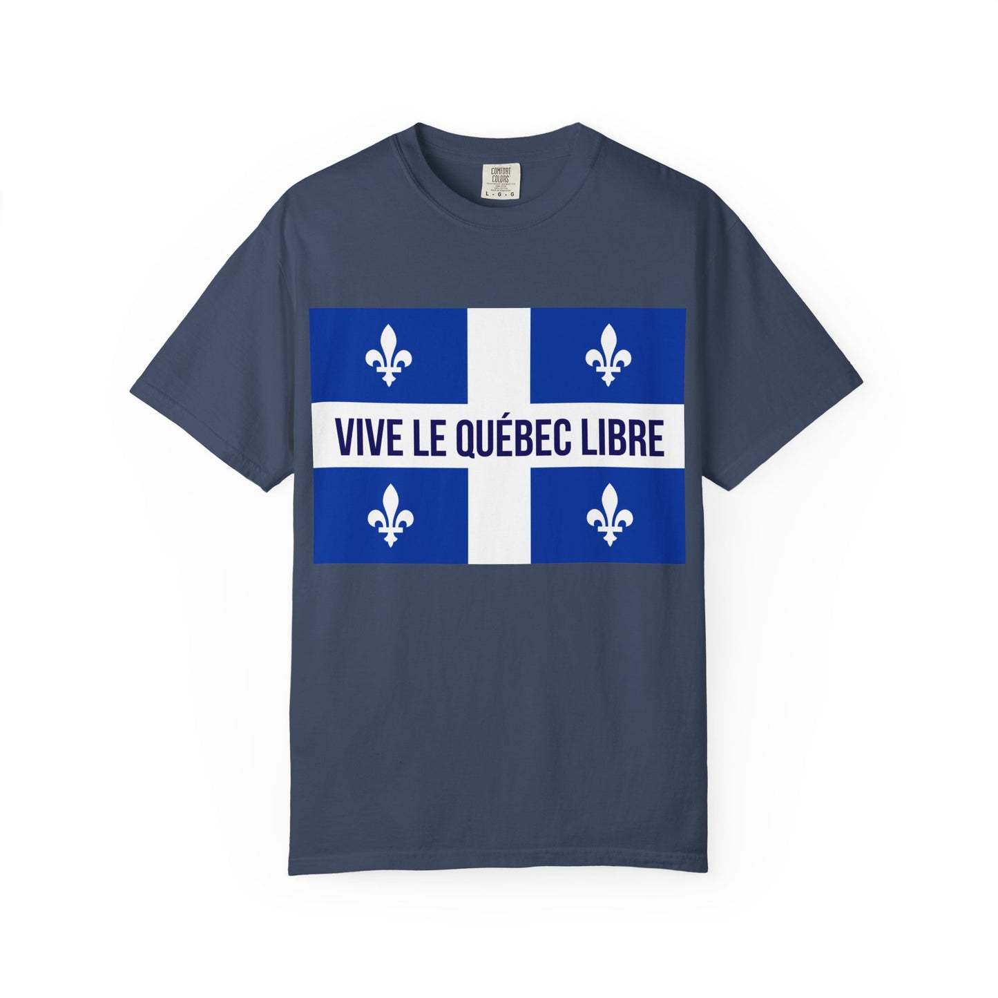 Vive le Québec Libre T-Shirt, Unisex Garment-Dyed Tee for Patriotic Celebrations, Canadian Pride Shirt, Quebec Independence Day [...]