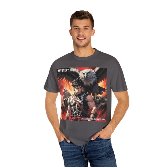 Unisex Anime Graphic T-Shirt, Mystery Potion Art Tee, Vintage Style, Casual Wear, Gift for Fans, Streetwear Apparel