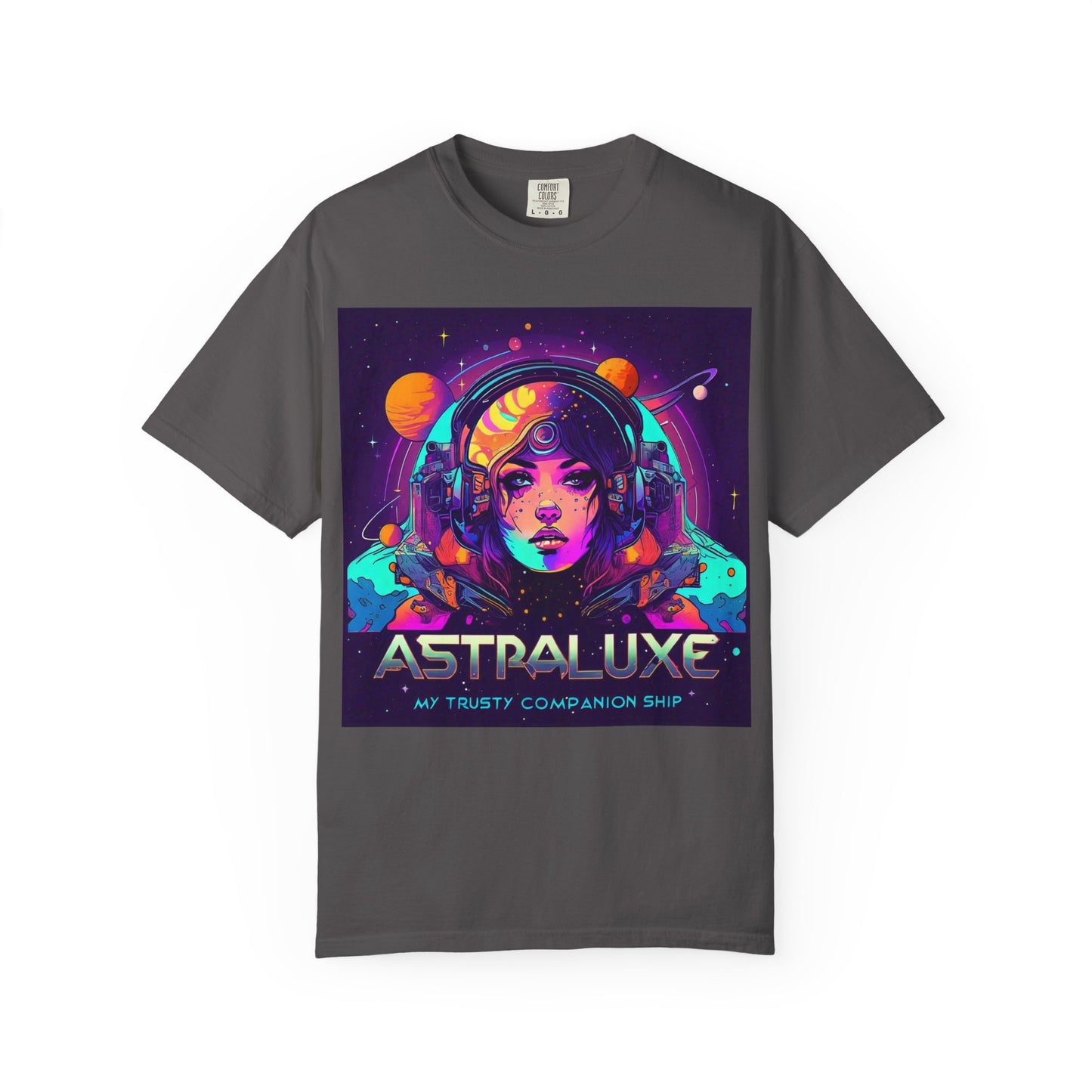 Astraluxe Unisex T-Shirt, Space Theme Tee, Gifts for Sci-Fi Lovers, Cosplay Costume, Festival Wear, Vintage Graphic Top